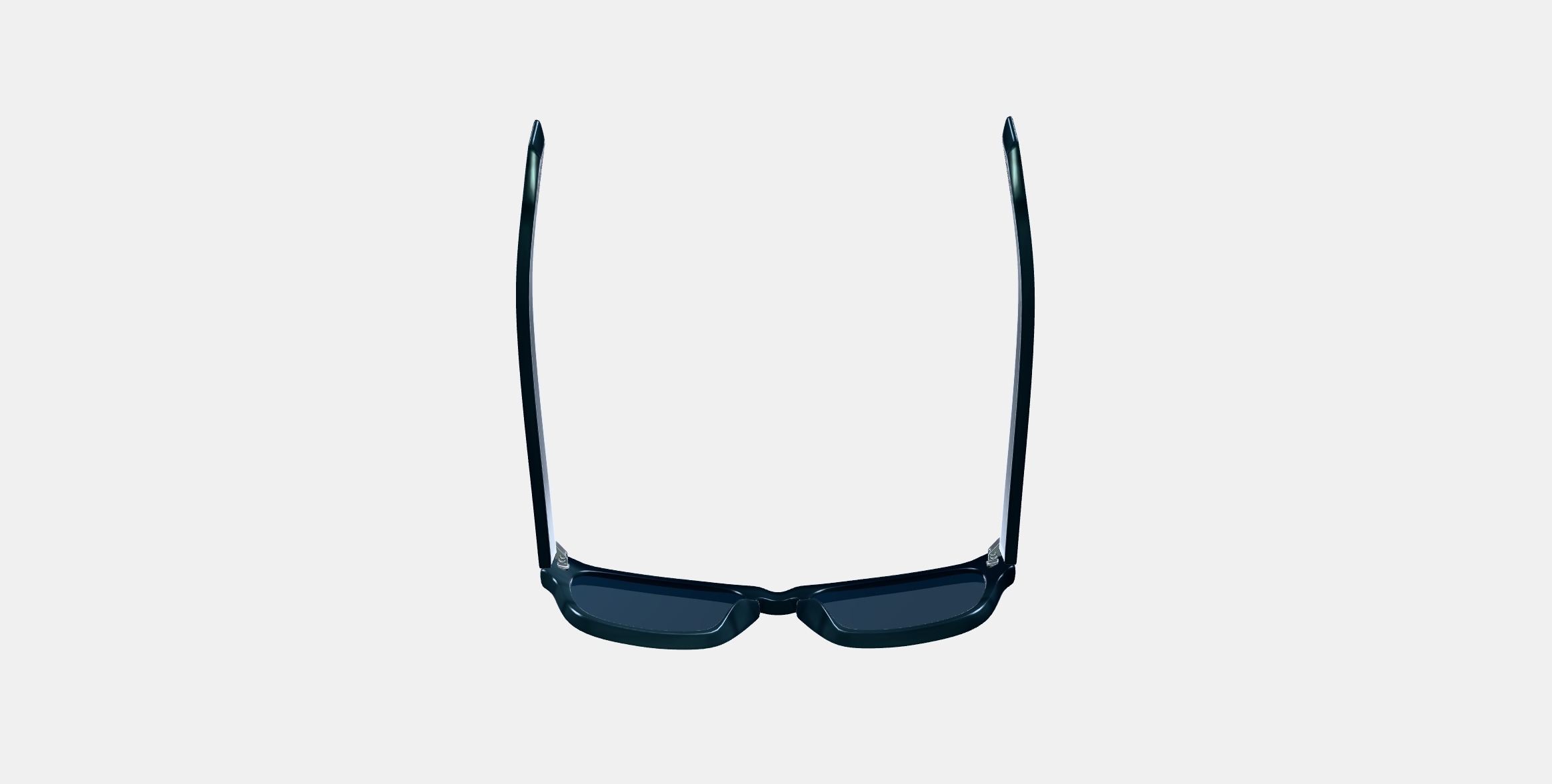 Roosevelt Sunglasses in Striped Pacific 3D model_7