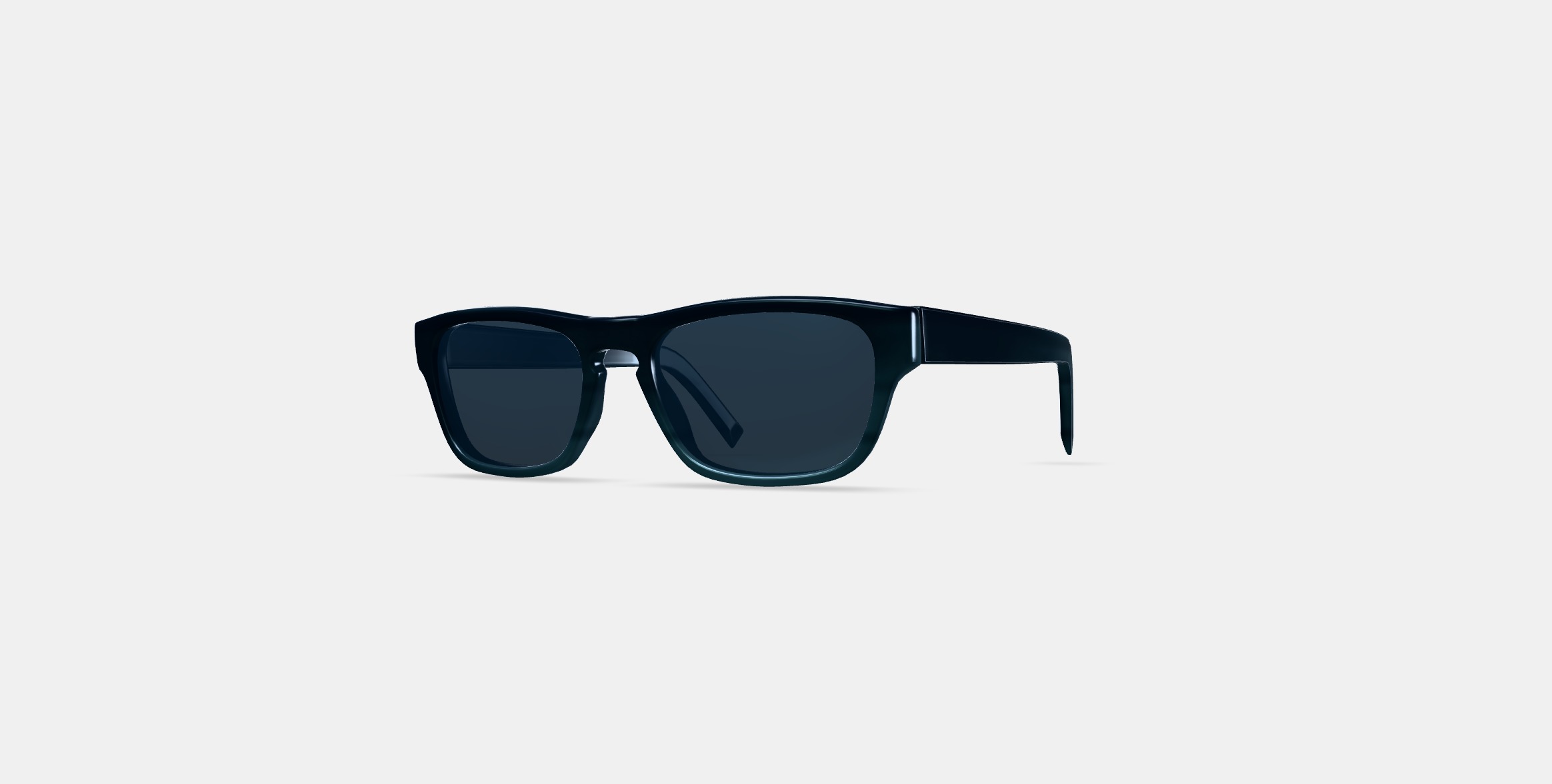 Roosevelt Sunglasses in Striped Pacific 3D model_12