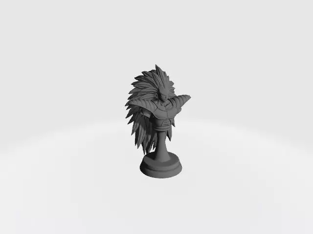 DBZ Chess Piece Light Square Bishop 3D print model_0