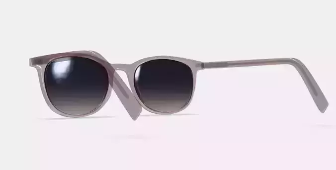 Durand Low Bridge Fit Sunglasses in Rose Water