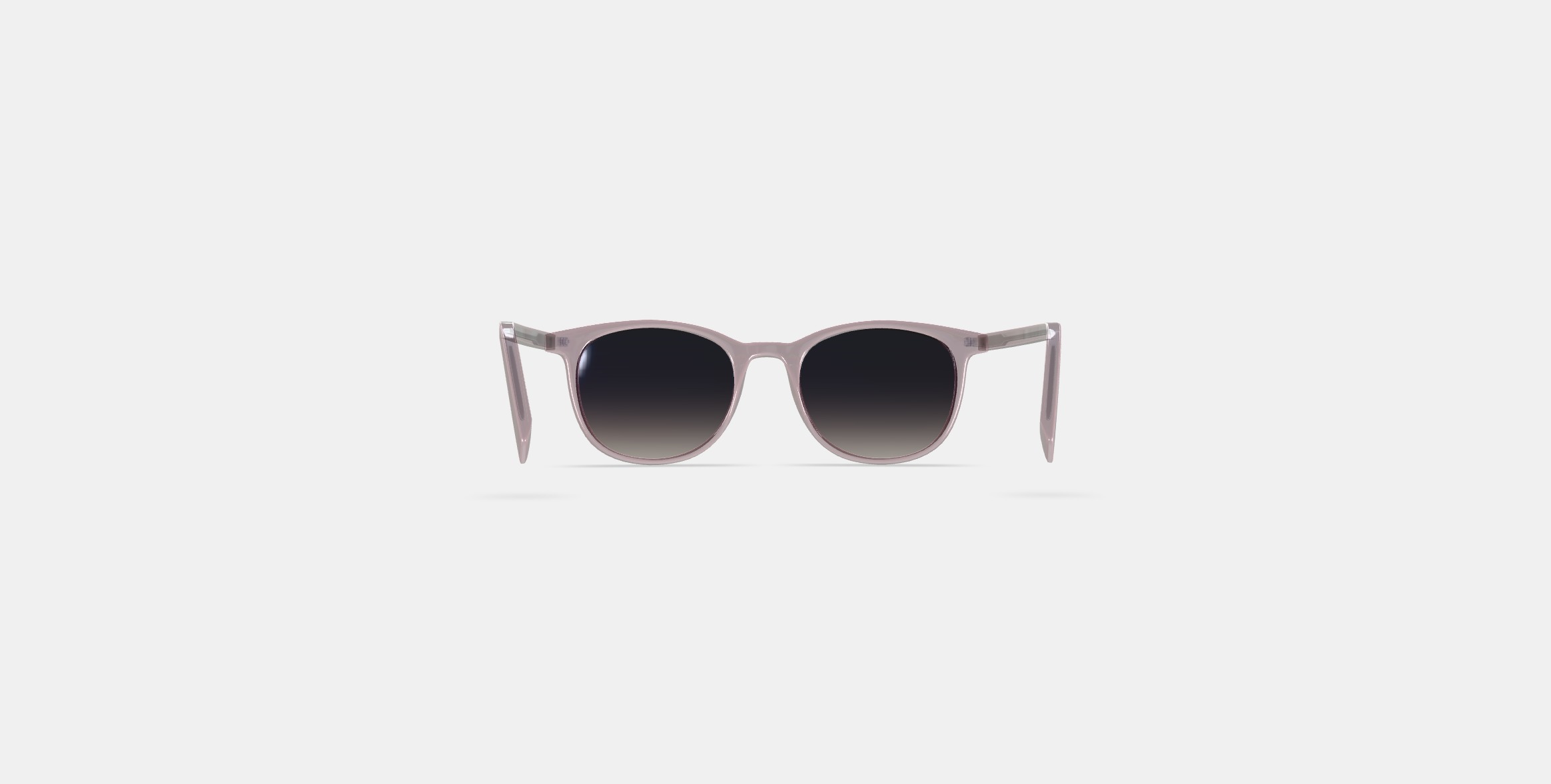 Durand Low Bridge Fit Sunglasses in Rose Water 3D model_14