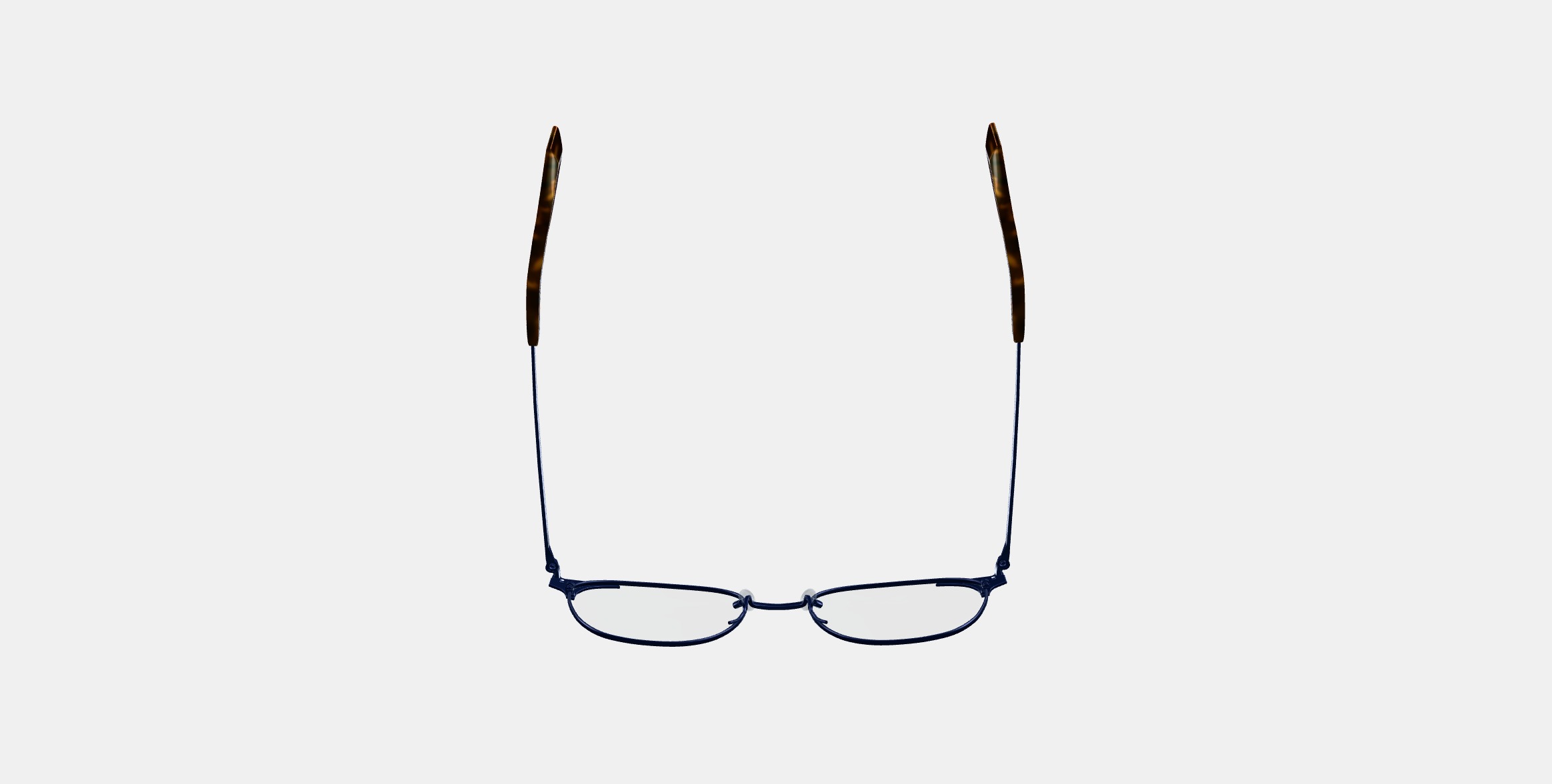 Heyward Eyeglasses in Brushed Navy 3D model_8