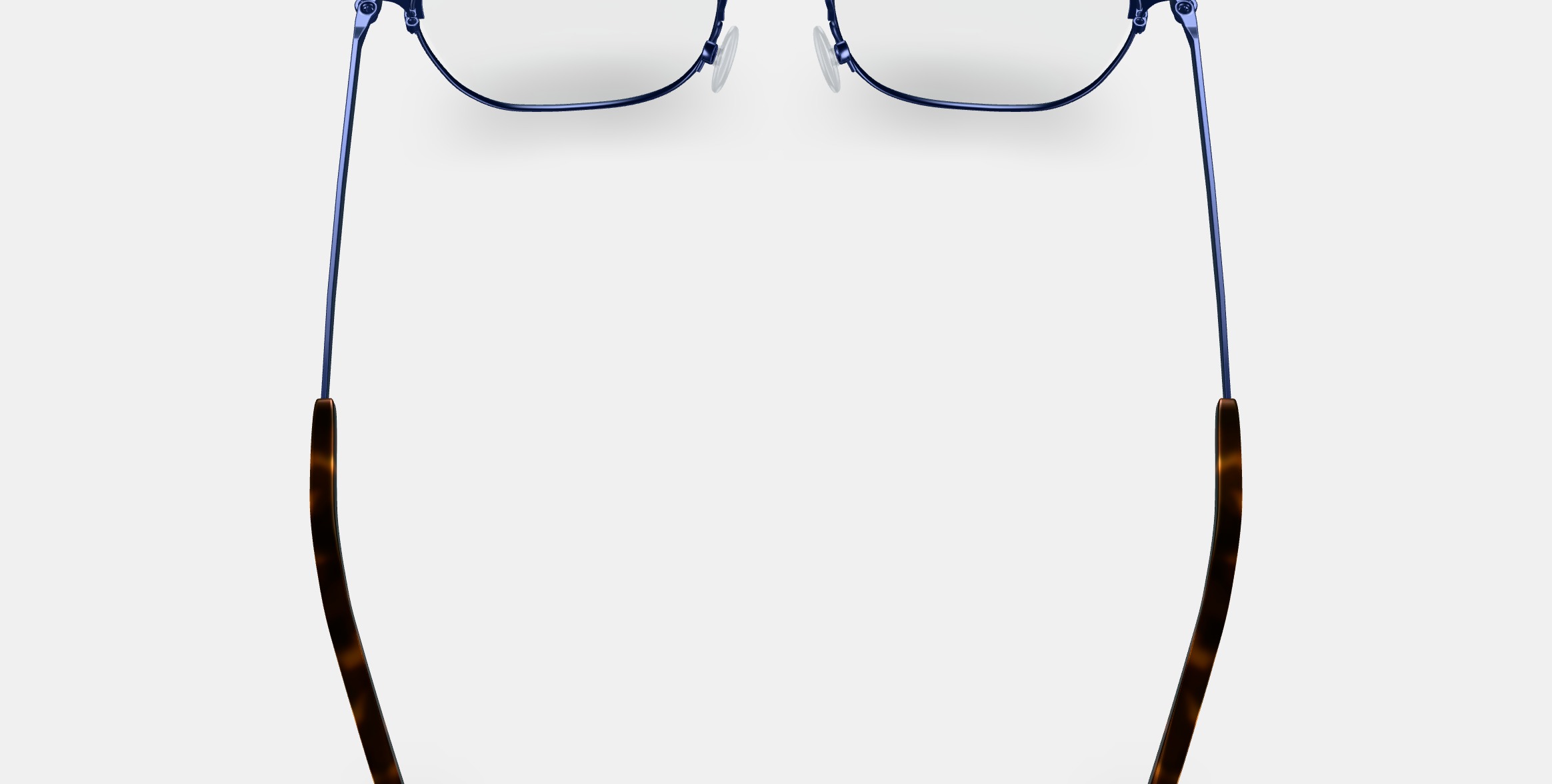 Heyward Eyeglasses in Brushed Navy 3D model_3