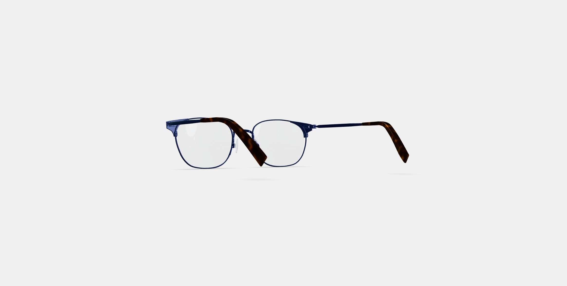 Heyward Eyeglasses in Brushed Navy 3D model_16