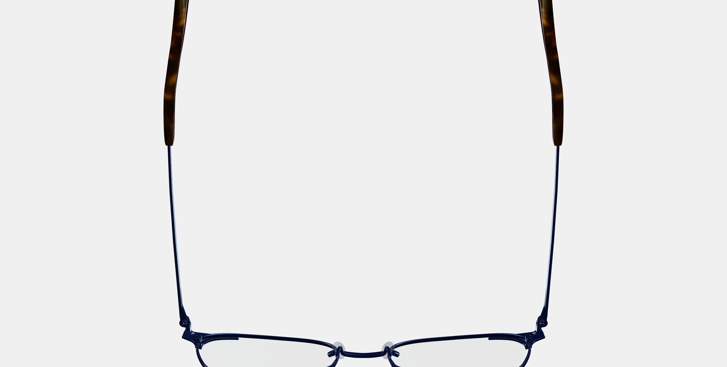 Heyward Eyeglasses in Brushed Navy 3D model_7