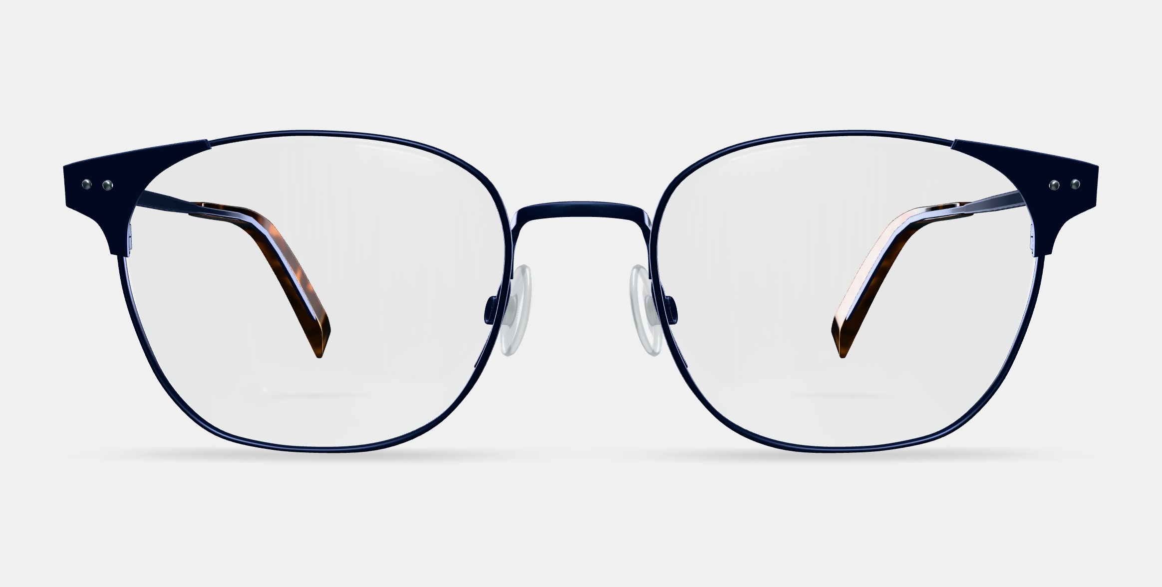 Heyward Eyeglasses in Brushed Navy 3D model_11