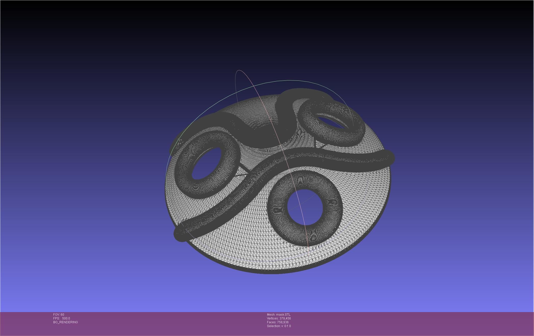 Mononoke Mask 3D print model_46