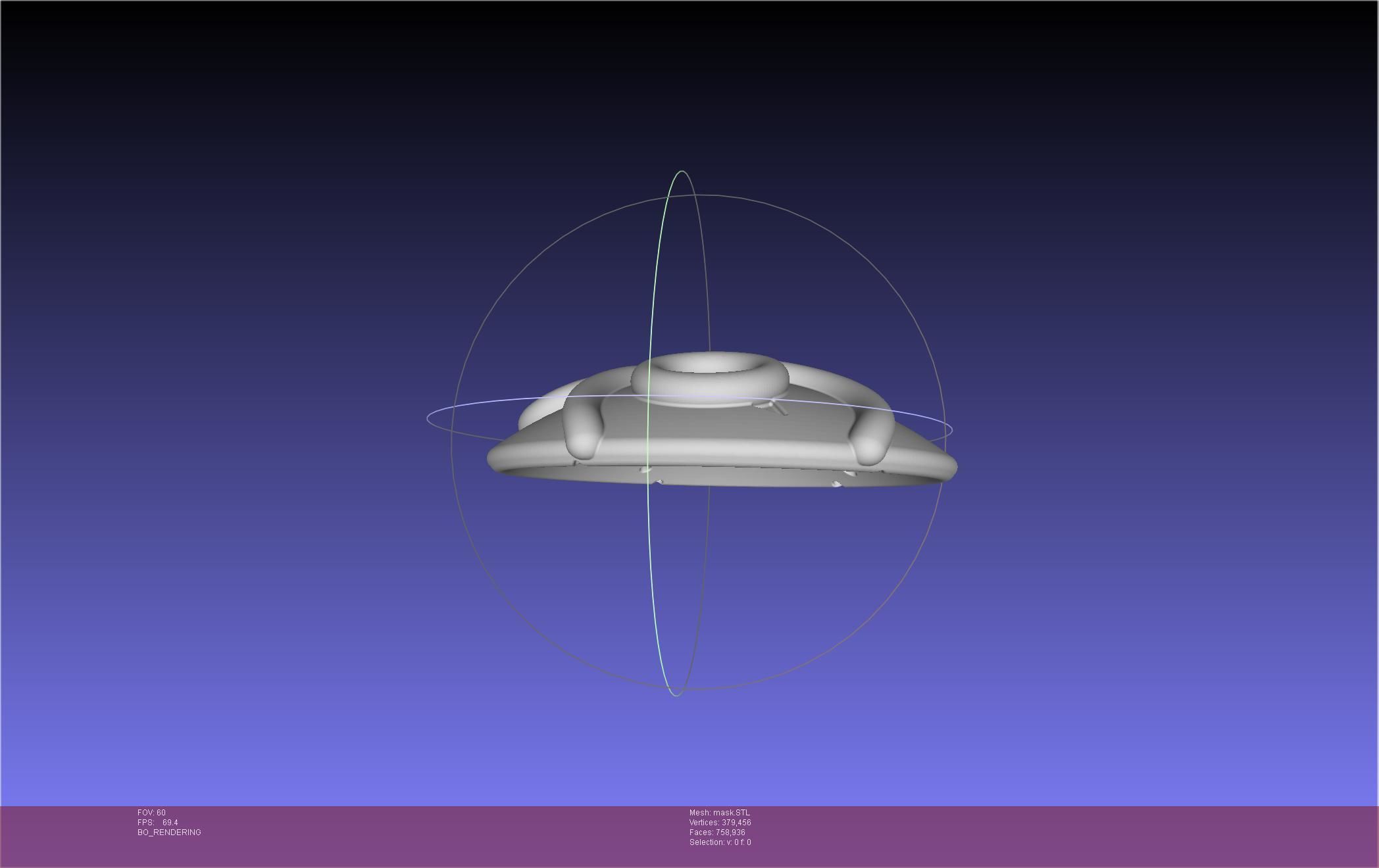 Mononoke Mask 3D print model_11