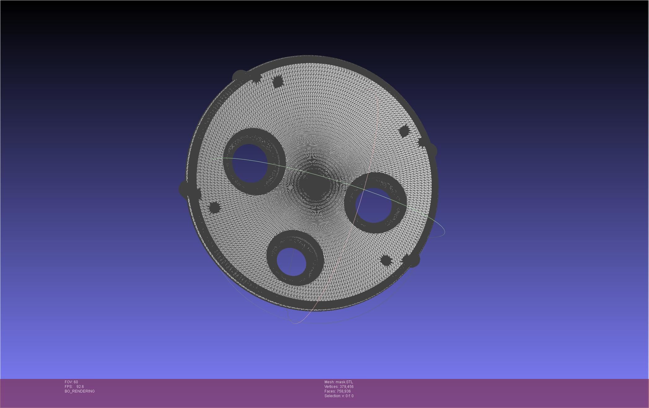 Mononoke Mask 3D print model_38