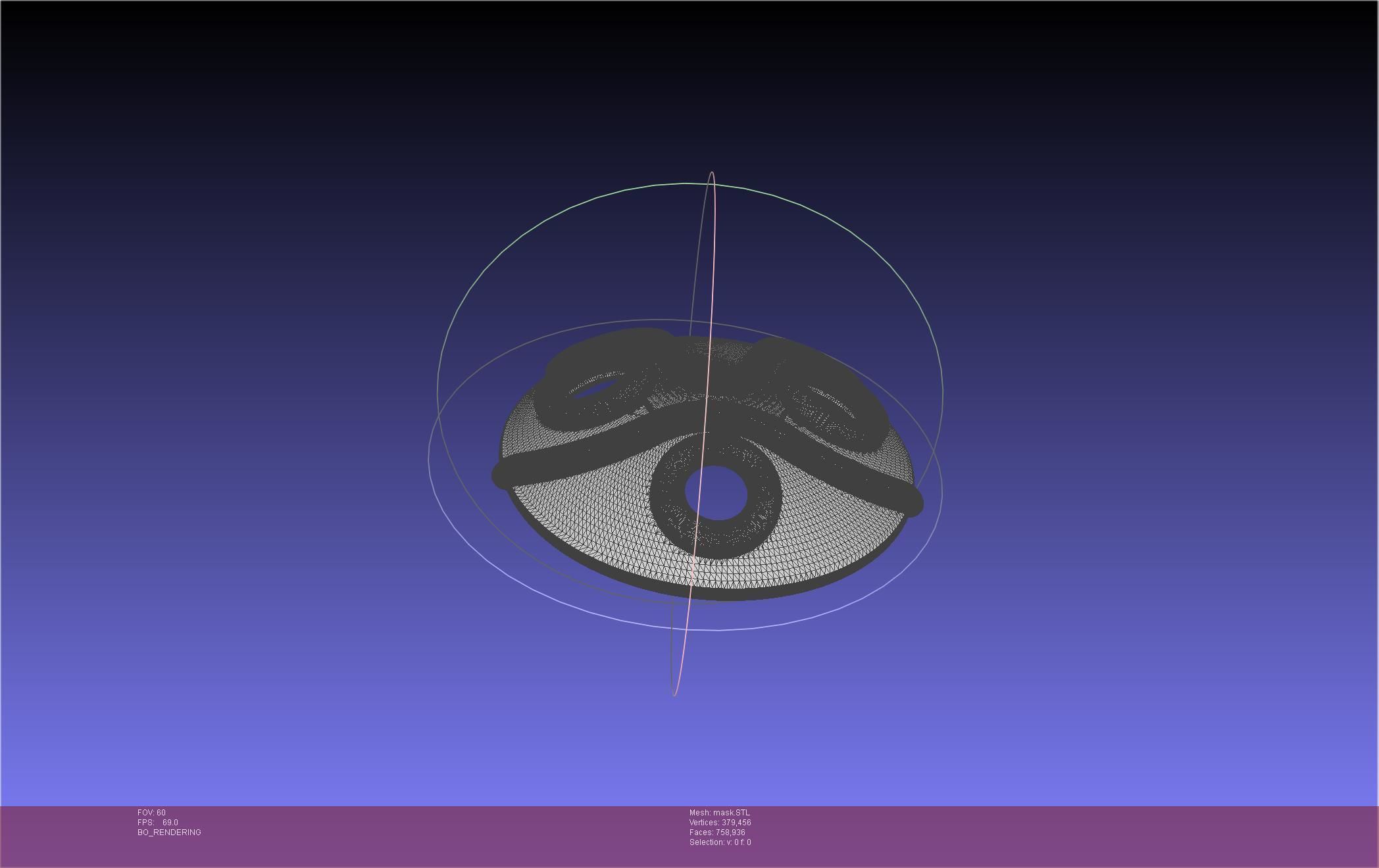 Mononoke Mask 3D print model_26