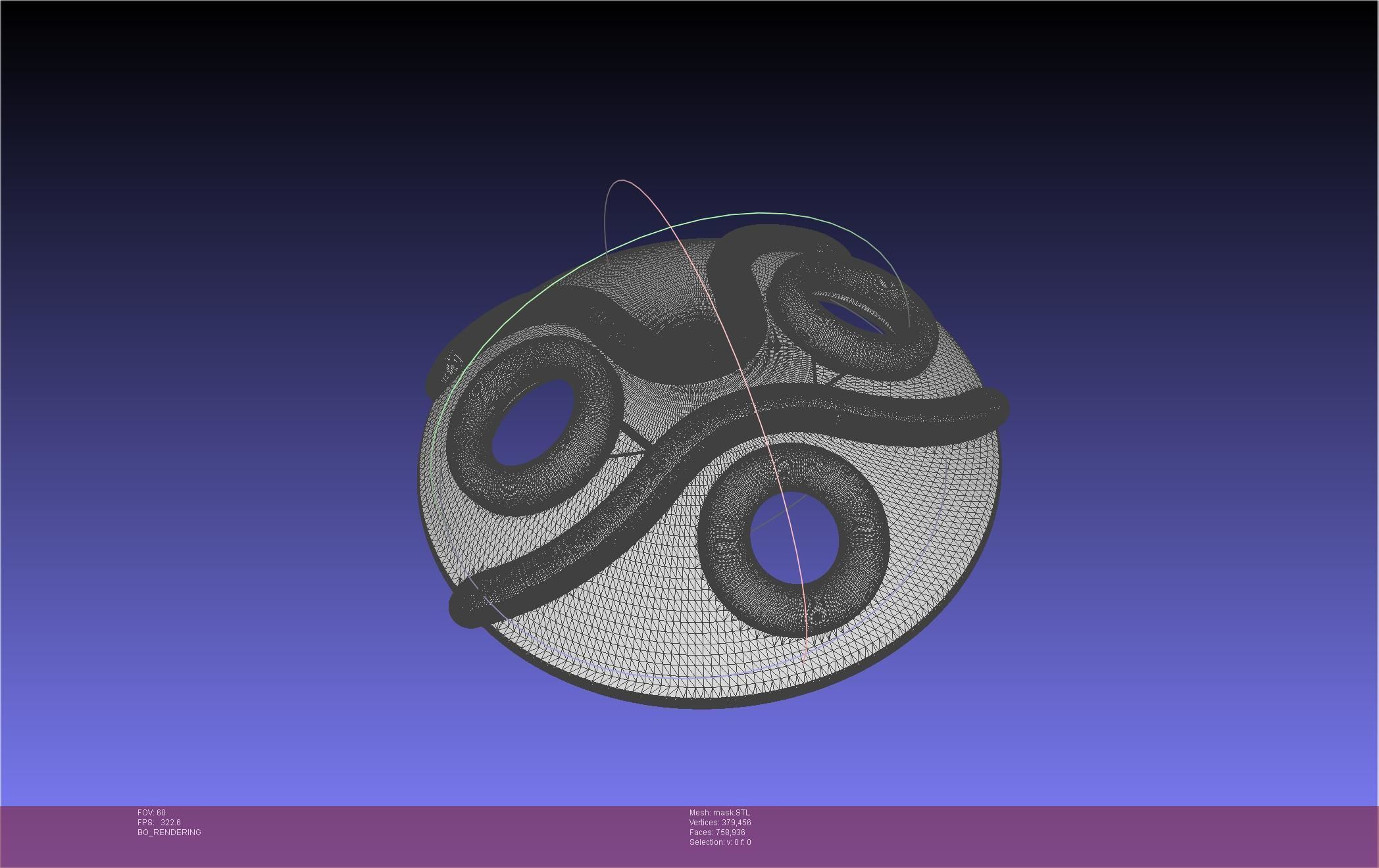 Mononoke Mask 3D print model_47