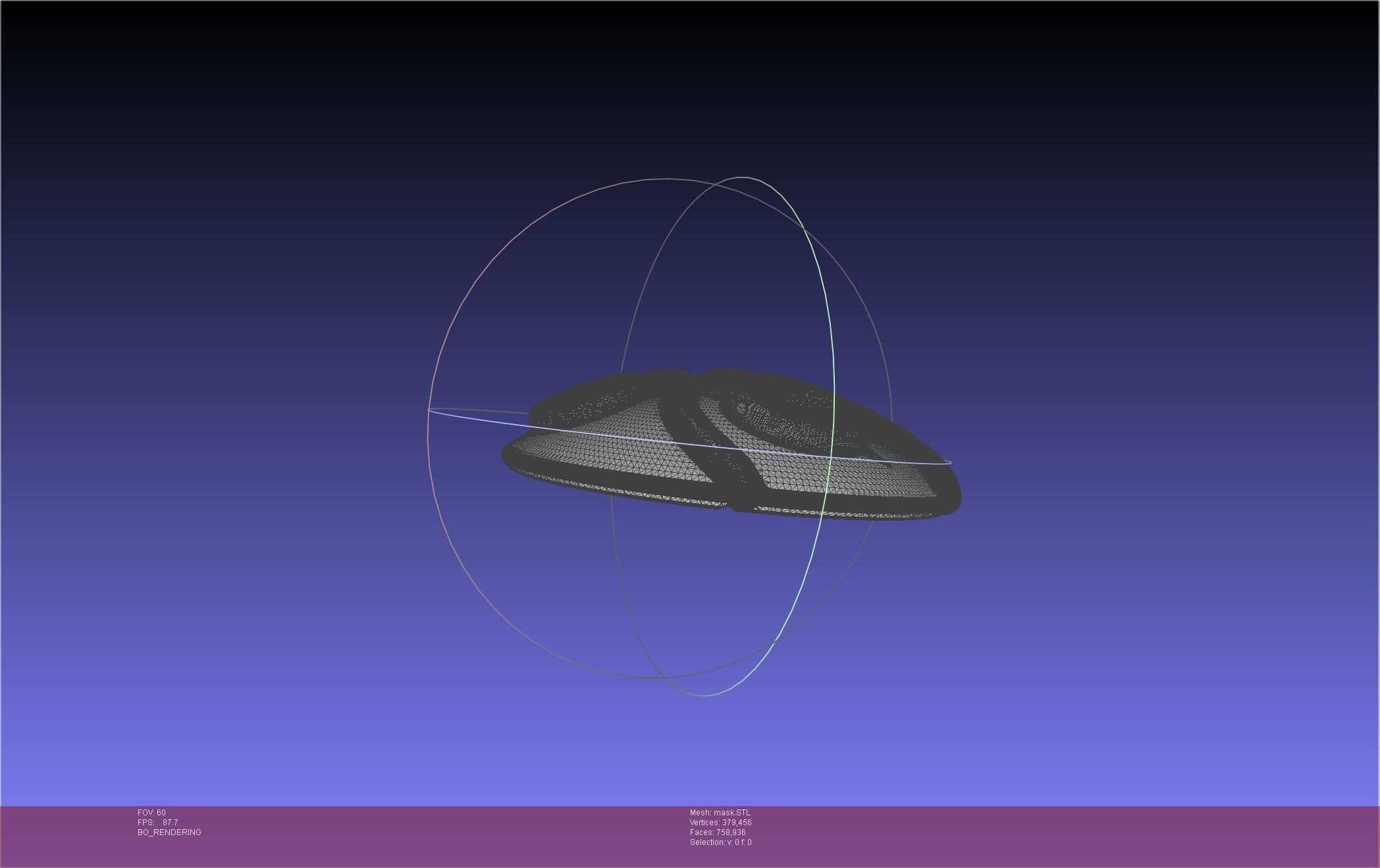 Mononoke Mask 3D print model_32