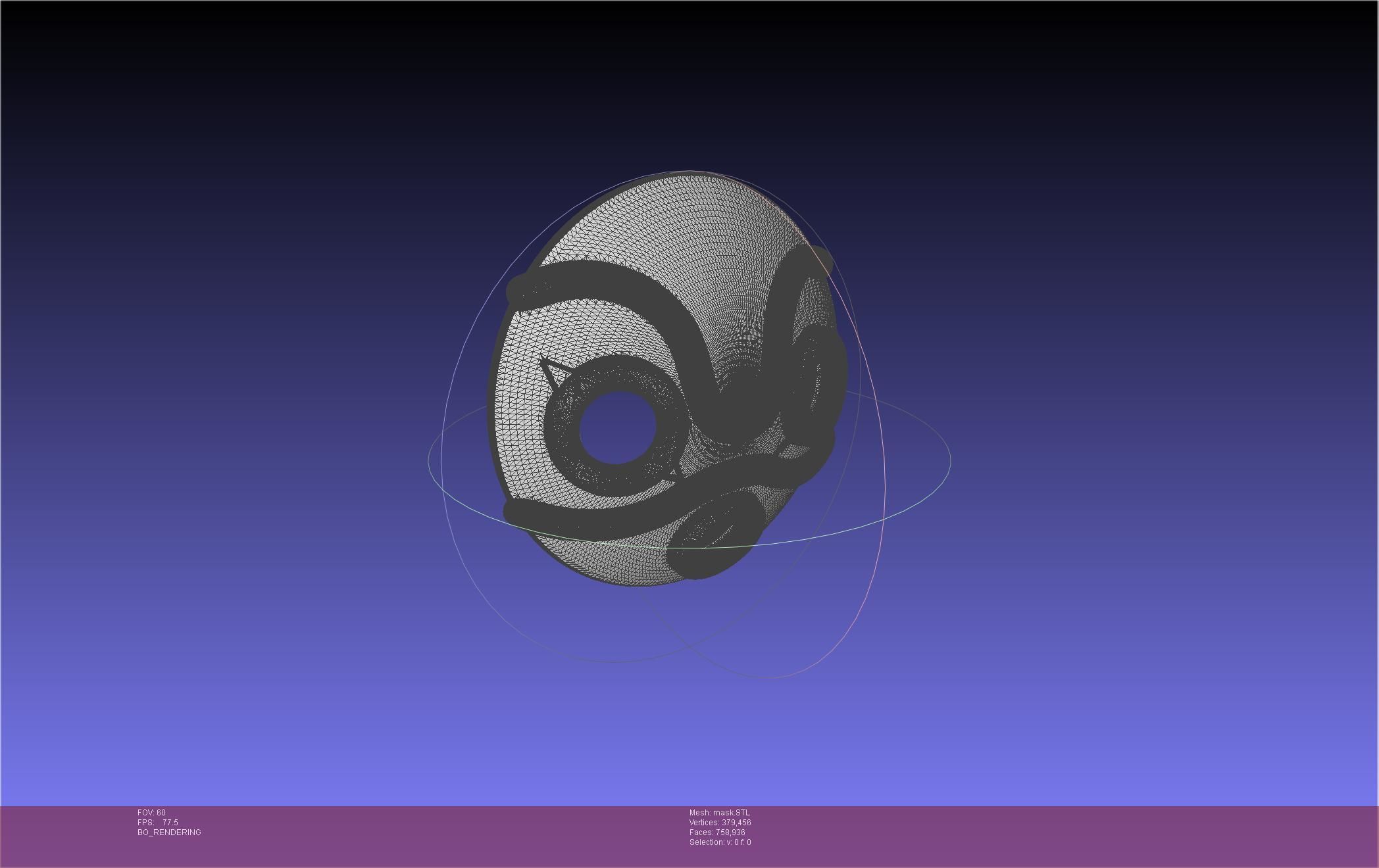 Mononoke Mask 3D print model_23