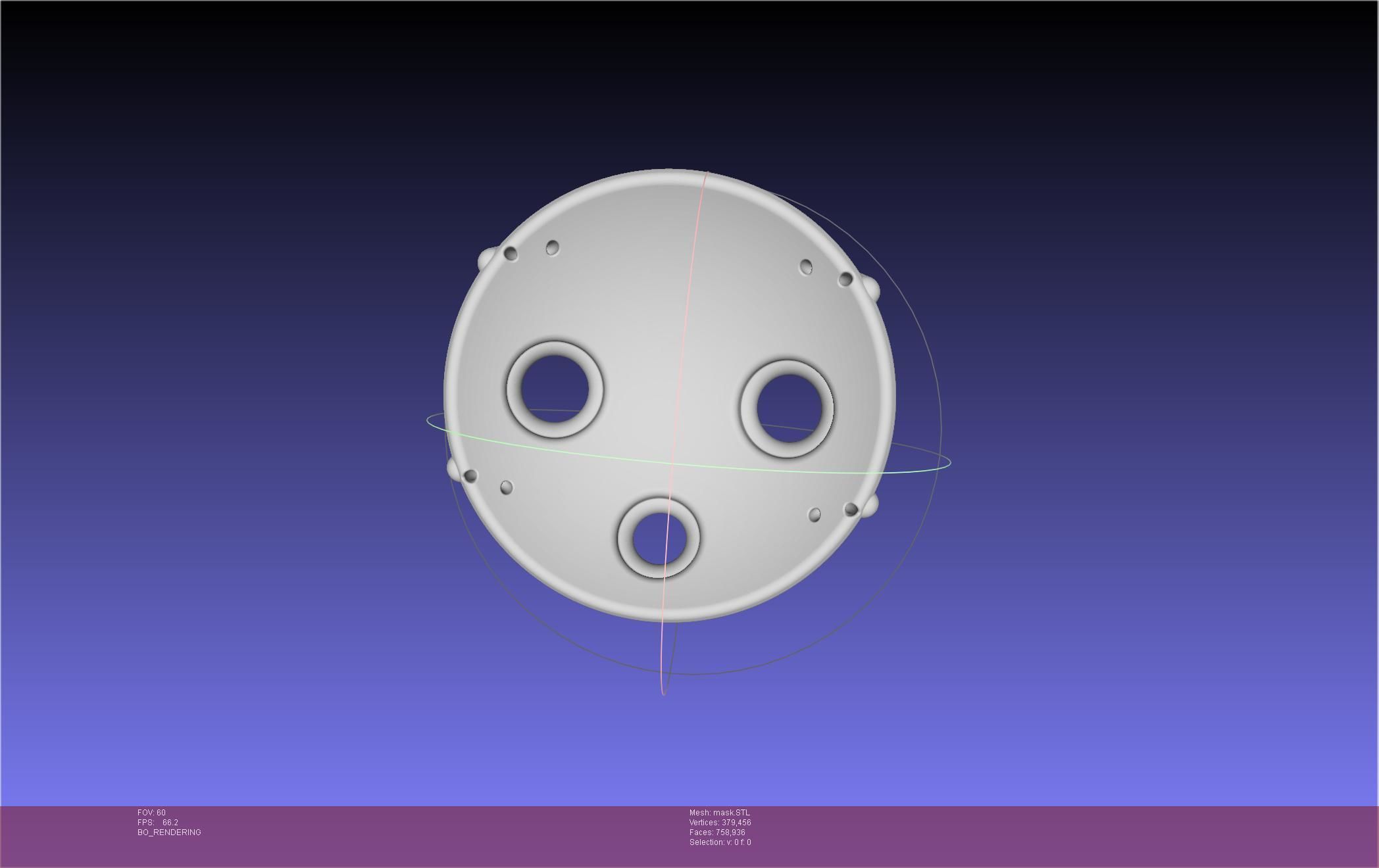 Mononoke Mask 3D print model_17