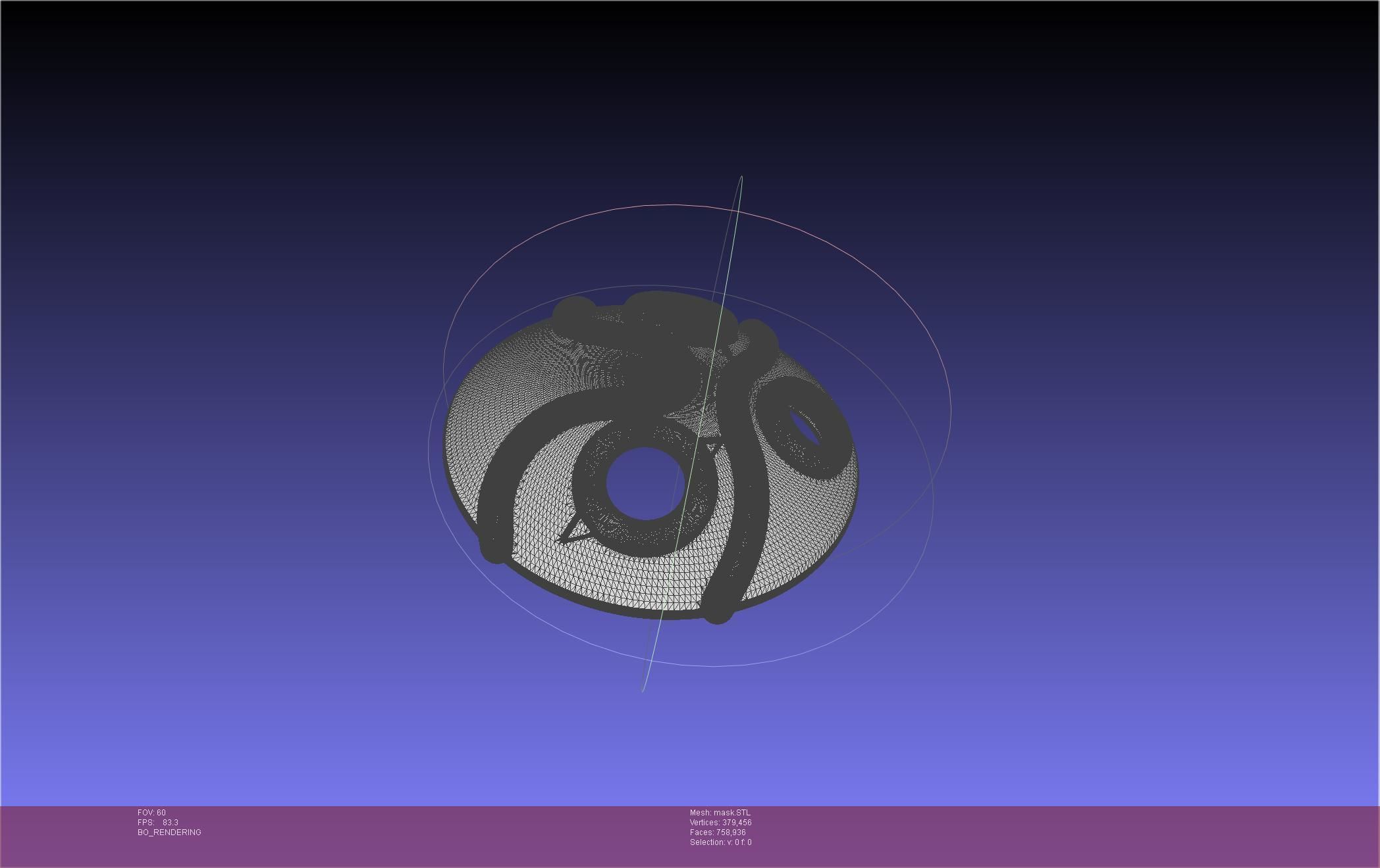 Mononoke Mask 3D print model_28