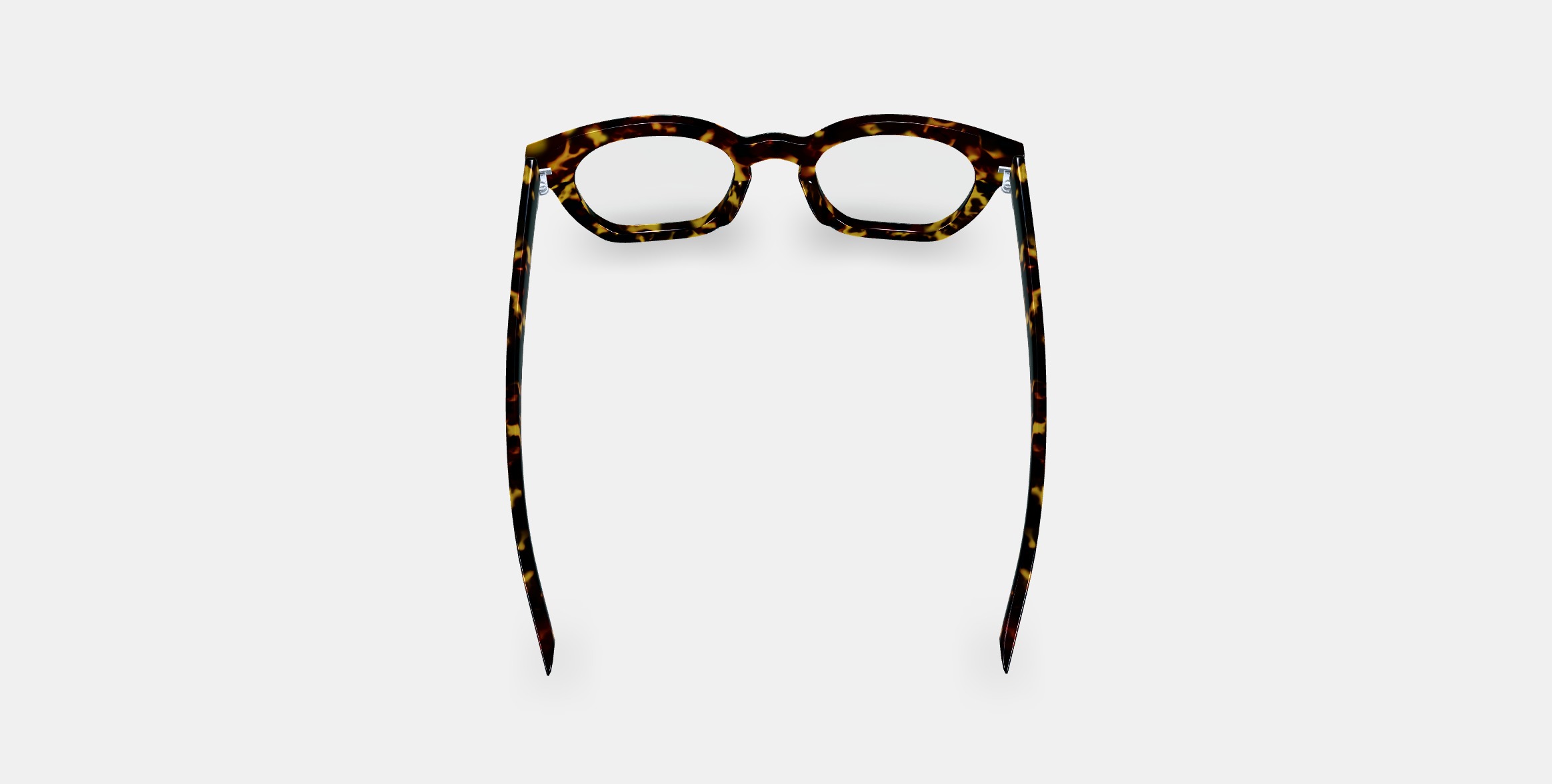 Terrell Eyeglasses in Black Oak Tortoise 3D model_2