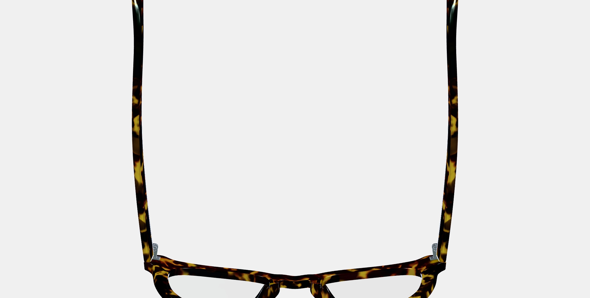 Terrell Eyeglasses in Black Oak Tortoise 3D model_8