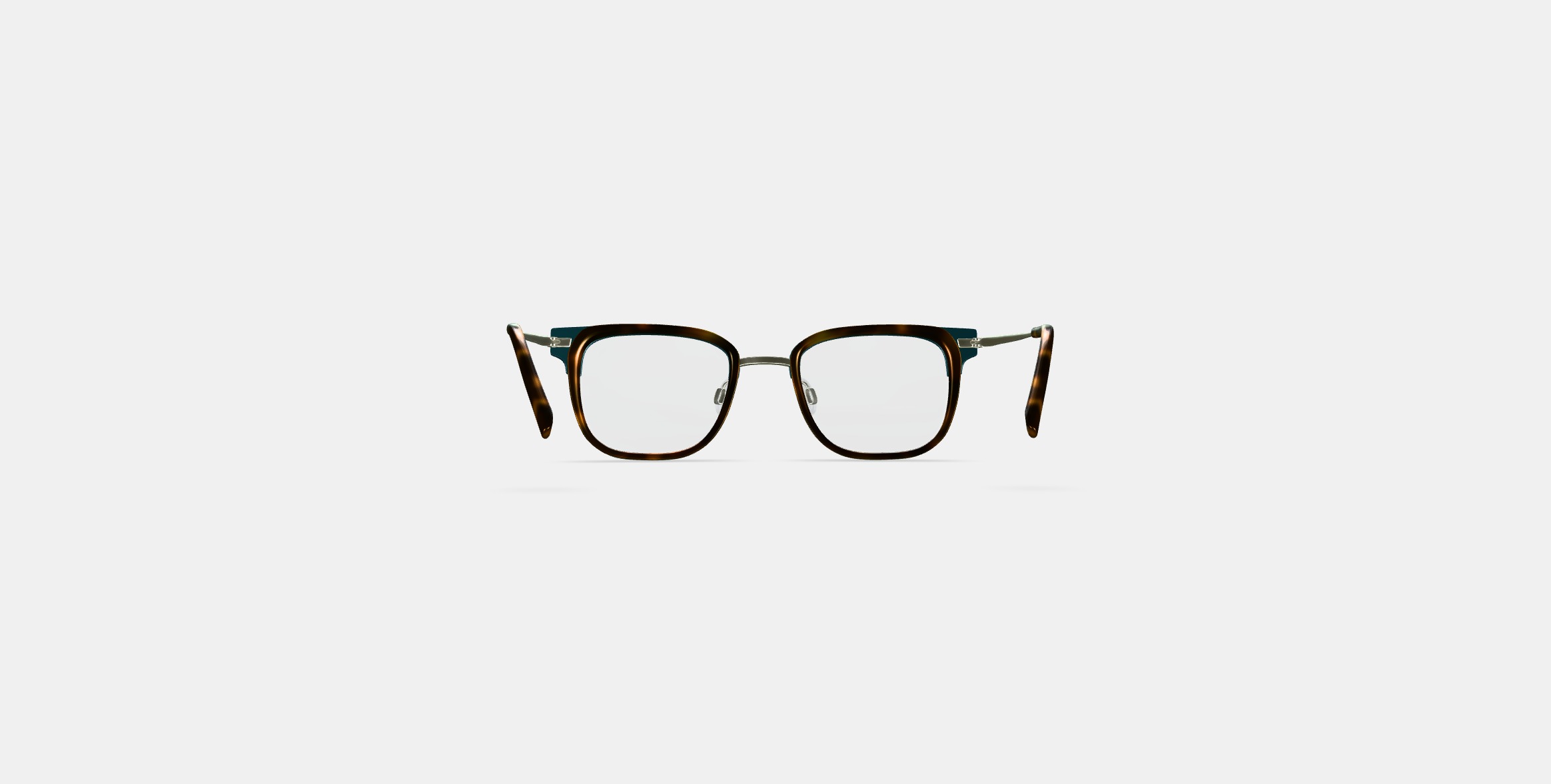Tiago Eyeglasses in Layered Fiddle Leaf with Riesling 3D model_14