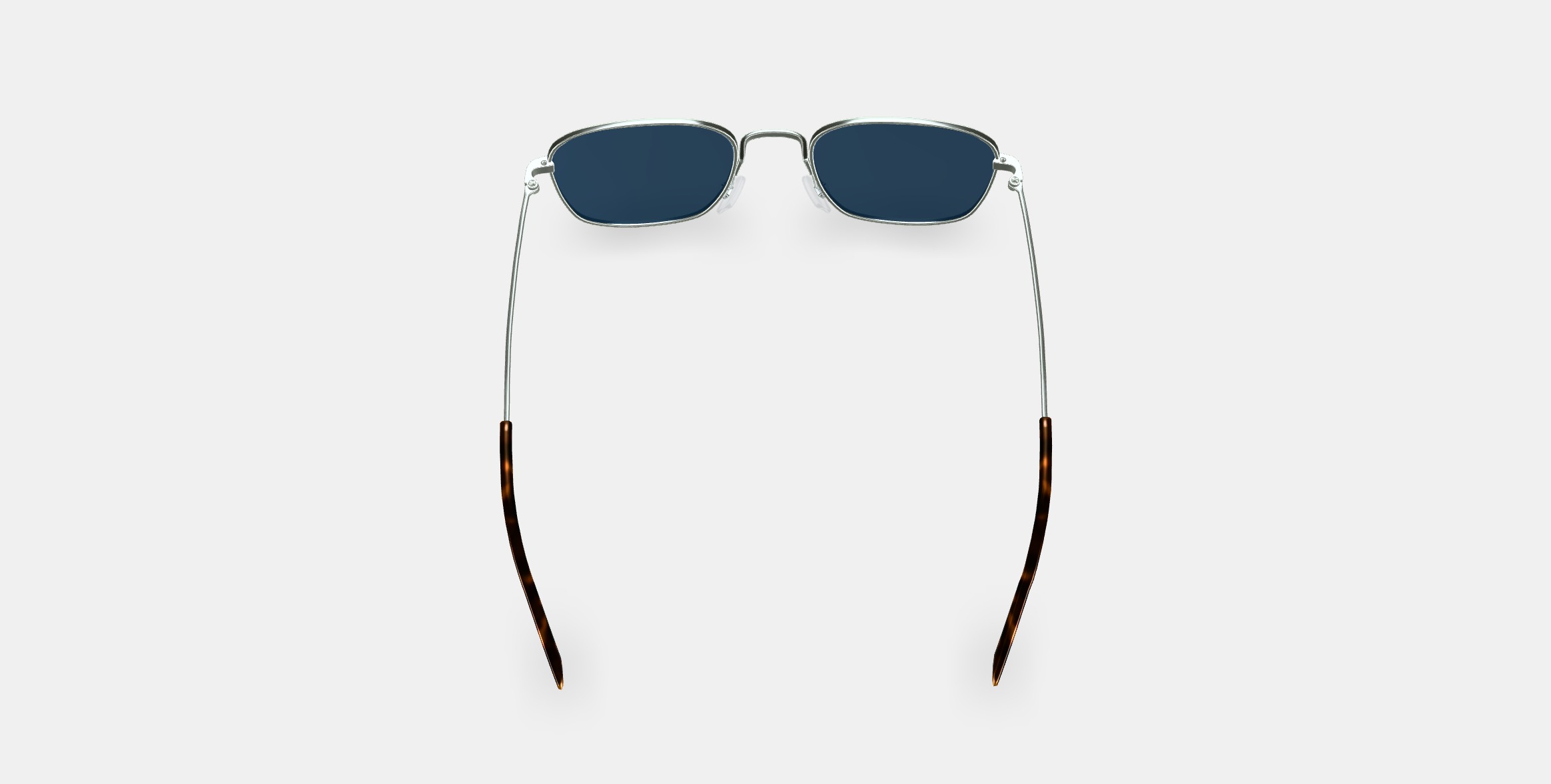 Blount Sunglasses in Antique Silver 3D model_3