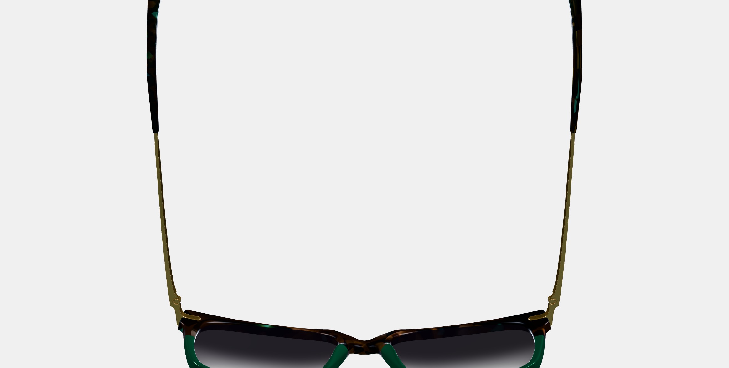 Vela Sunglasses in Aventurine Tortoise with Polished Gold 3D model_8