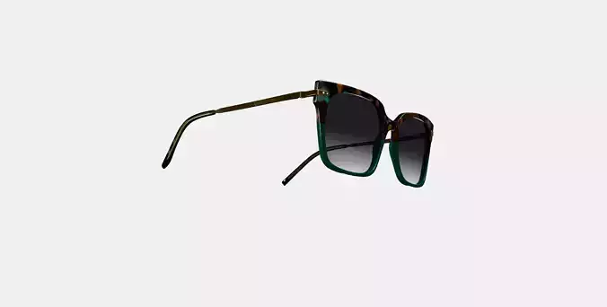 Vela Sunglasses in Aventurine Tortoise with Polished Gold