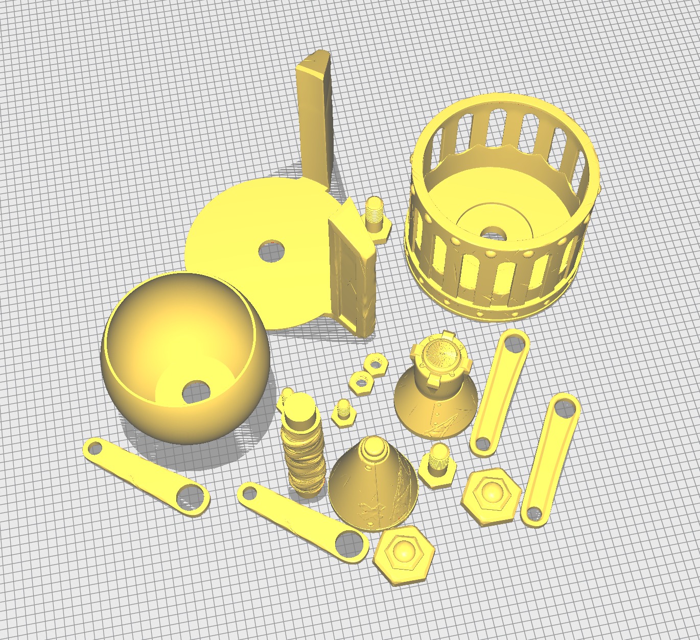 Jinx Rhino Launcher Arcane League Of Legends 3D print model_15