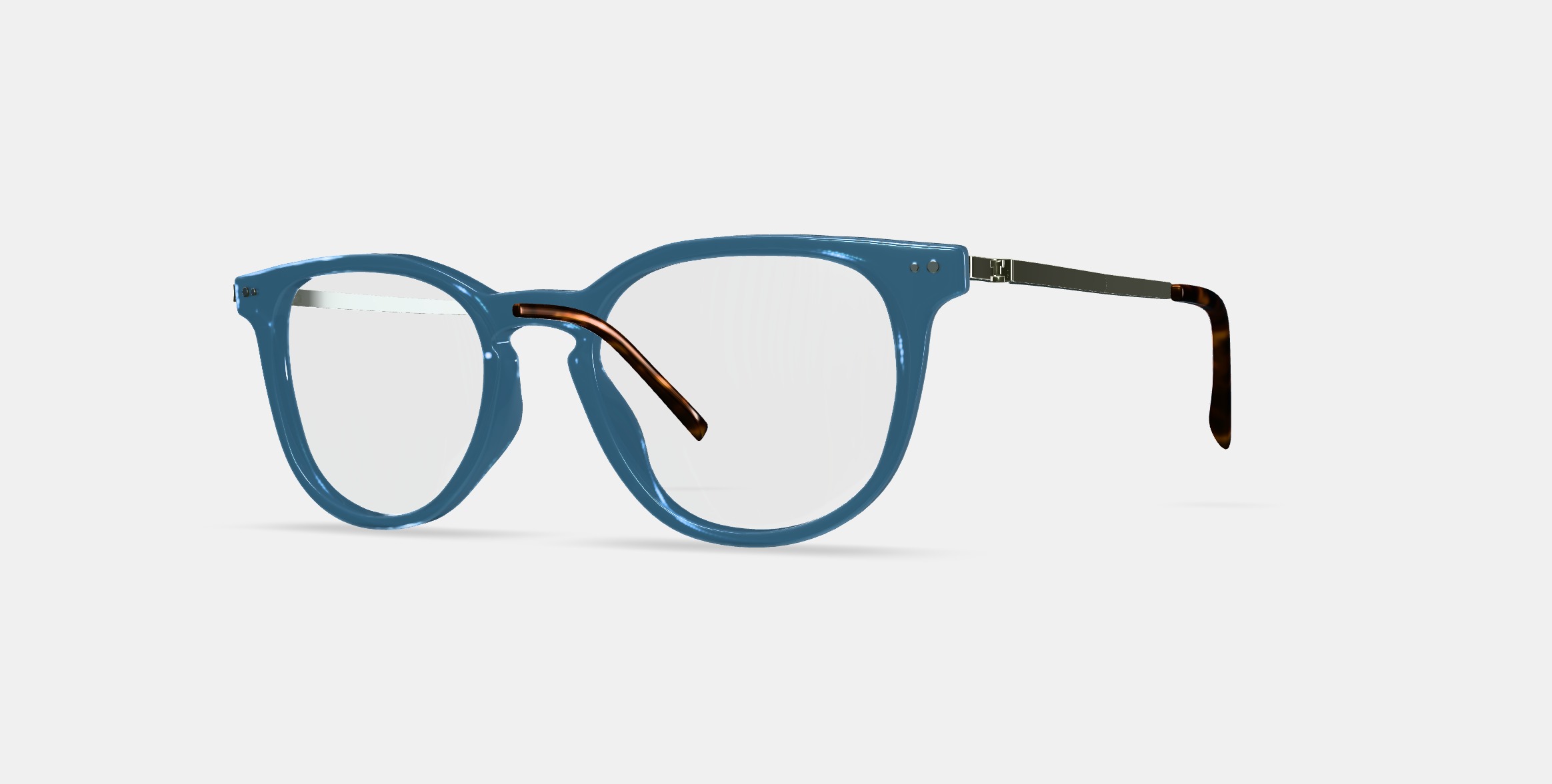 Kian Eyeglasses in Laguna Crystal with Riesling 3D model_13