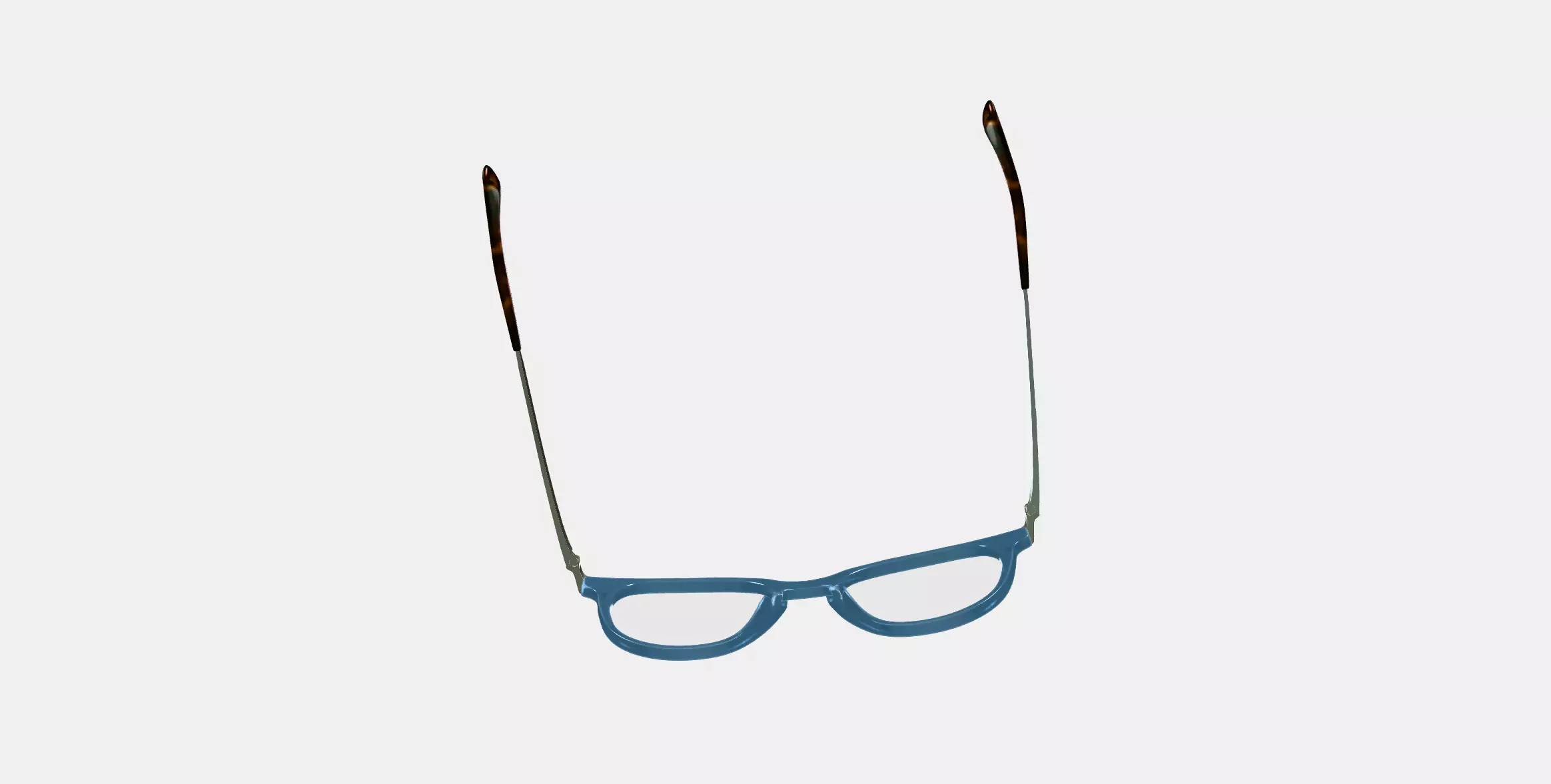 Kian Eyeglasses in Laguna Crystal with Riesling 3D model_0