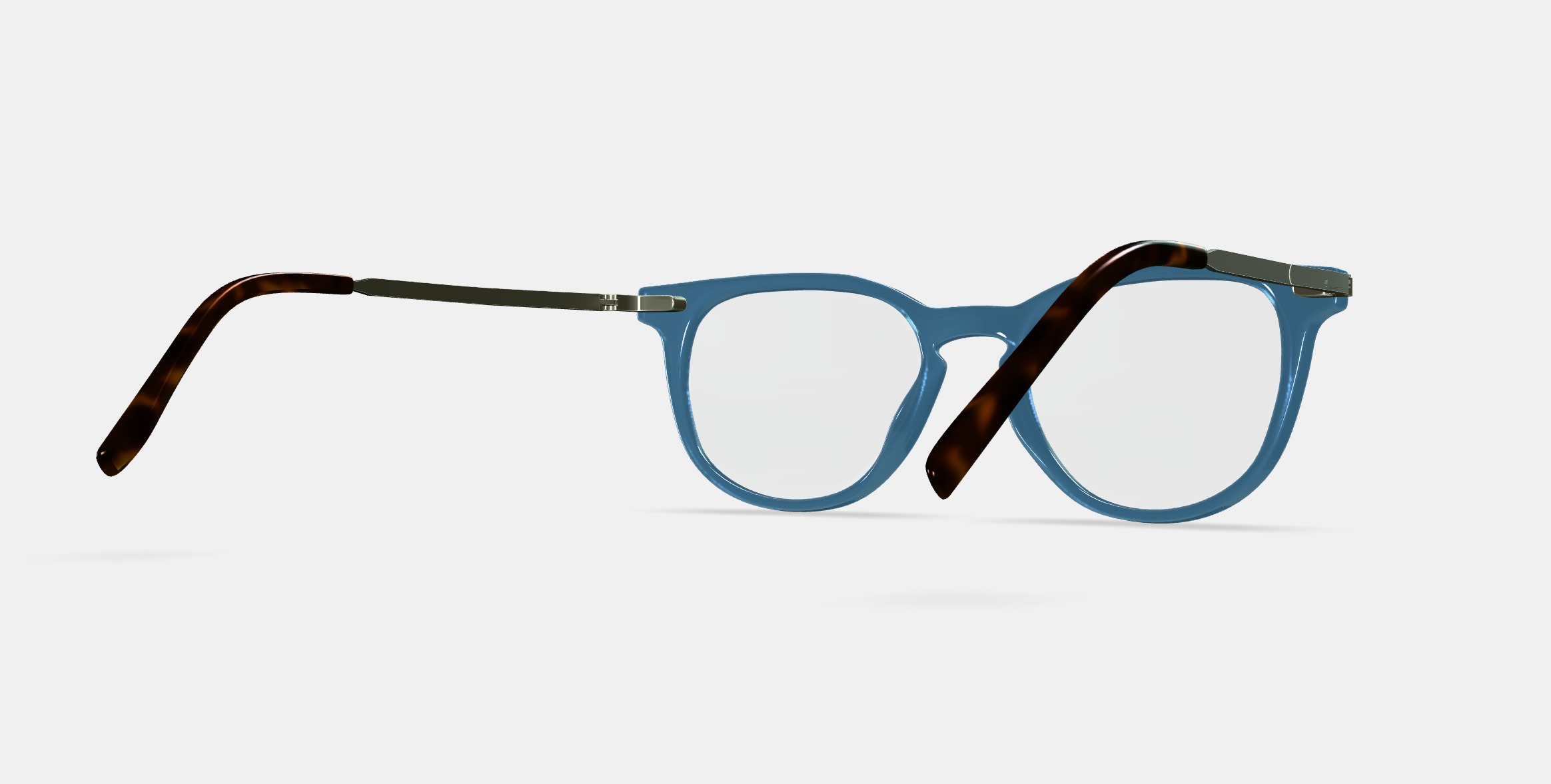 Kian Eyeglasses in Laguna Crystal with Riesling 3D model_6