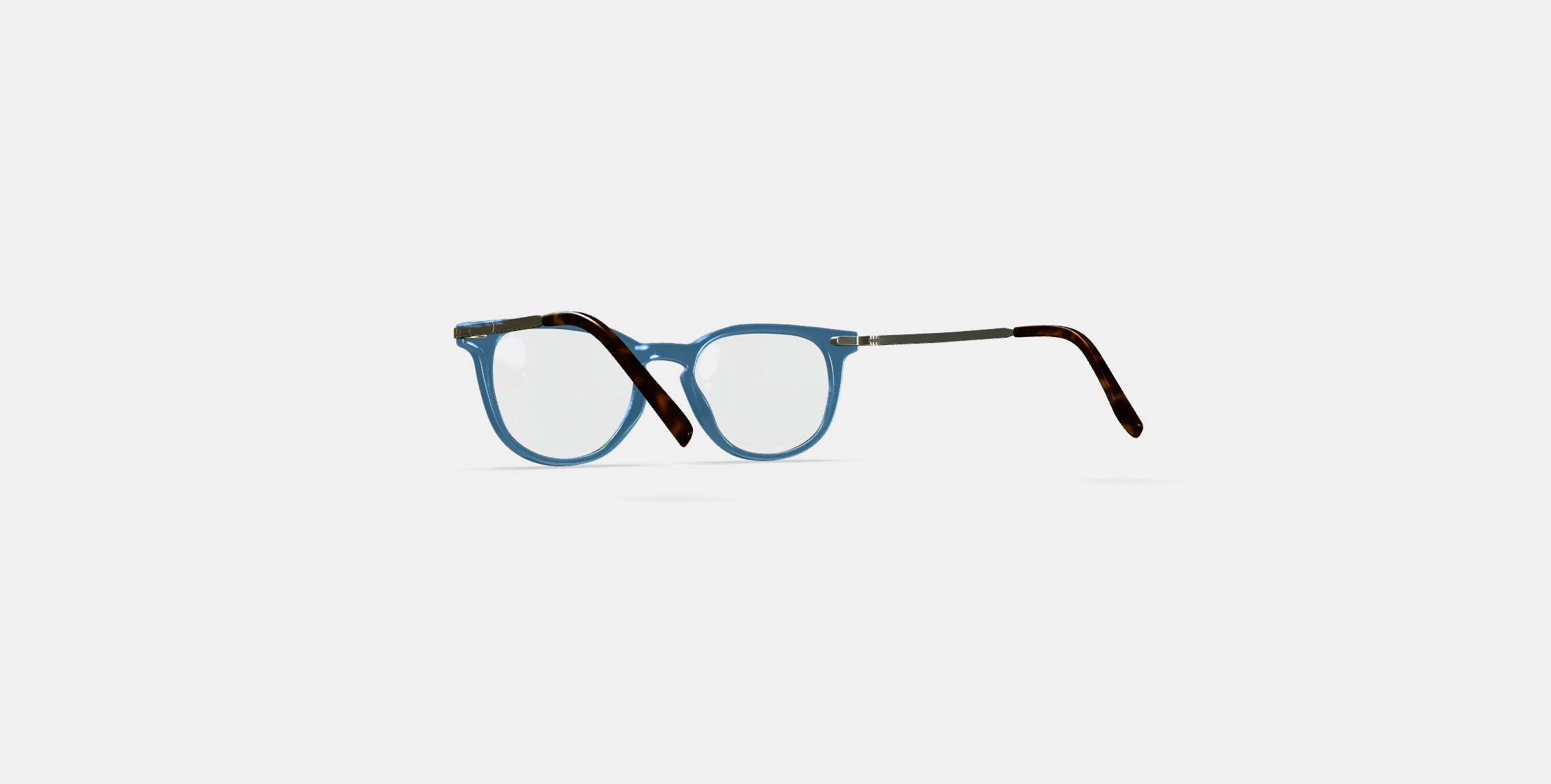 Kian Eyeglasses in Laguna Crystal with Riesling 3D model_16