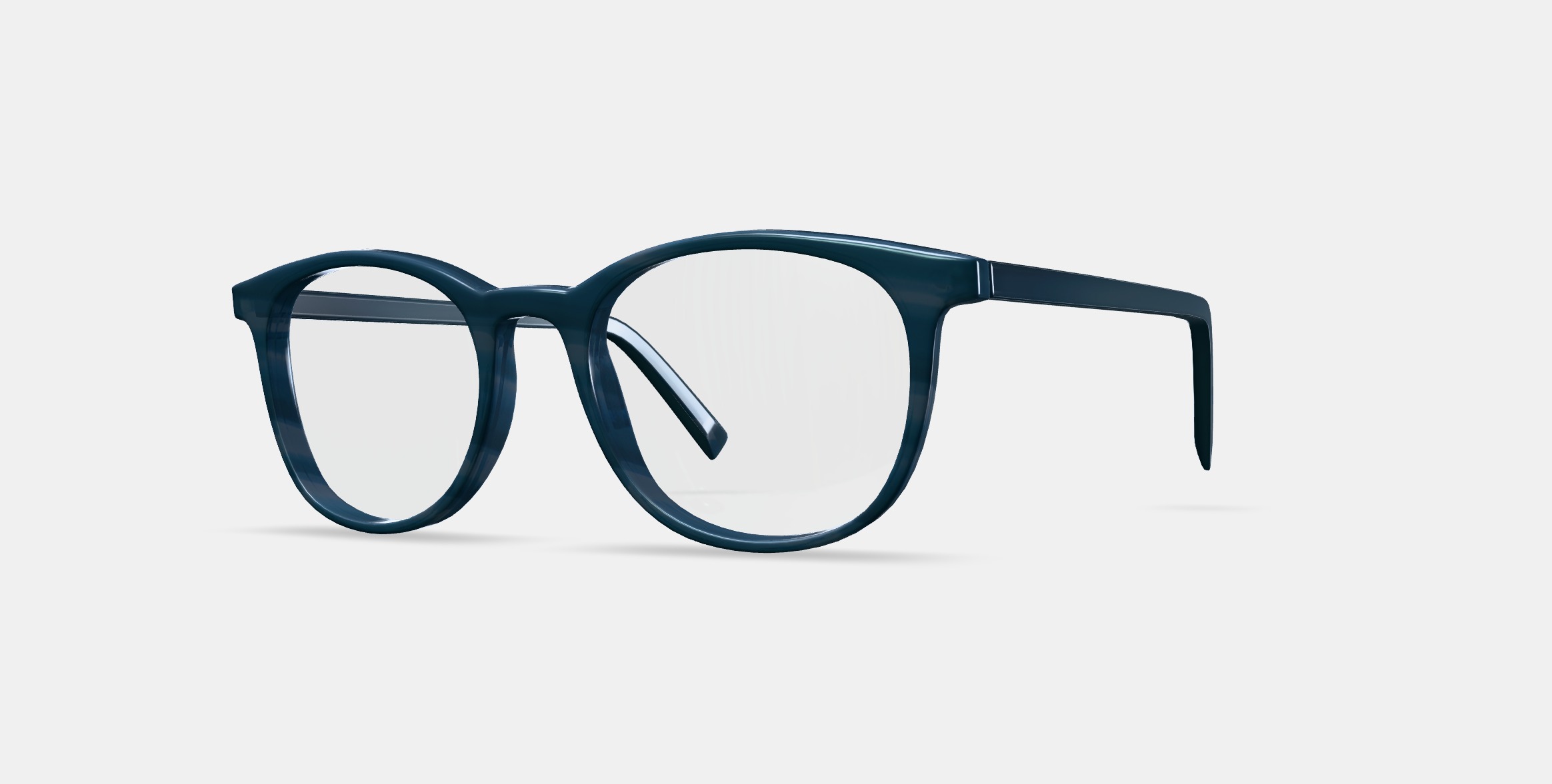 Durand Eyeglasses in Striped Pacific 3D model_13