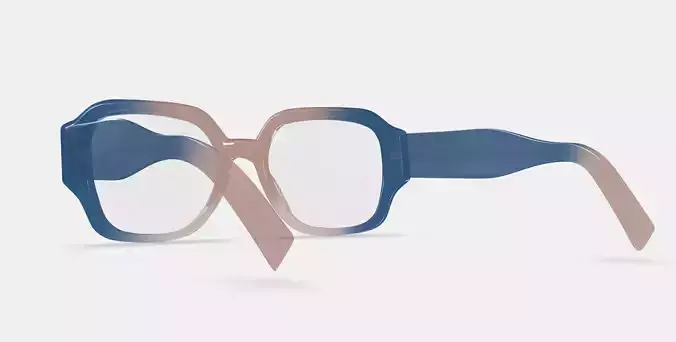 Gilda Eyeglasses in Lido Crystal Fade