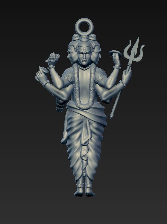 Brahma 3d printable ThaoMahaBrama god 3D print model_1