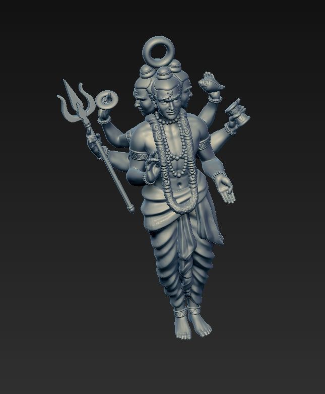 Brahma 3d printable ThaoMahaBrama god 3D print model_4
