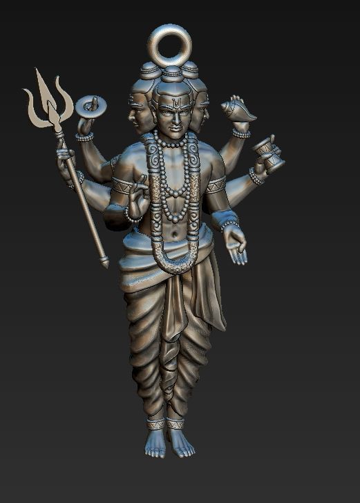 Brahma 3d printable ThaoMahaBrama god 3D print model_5