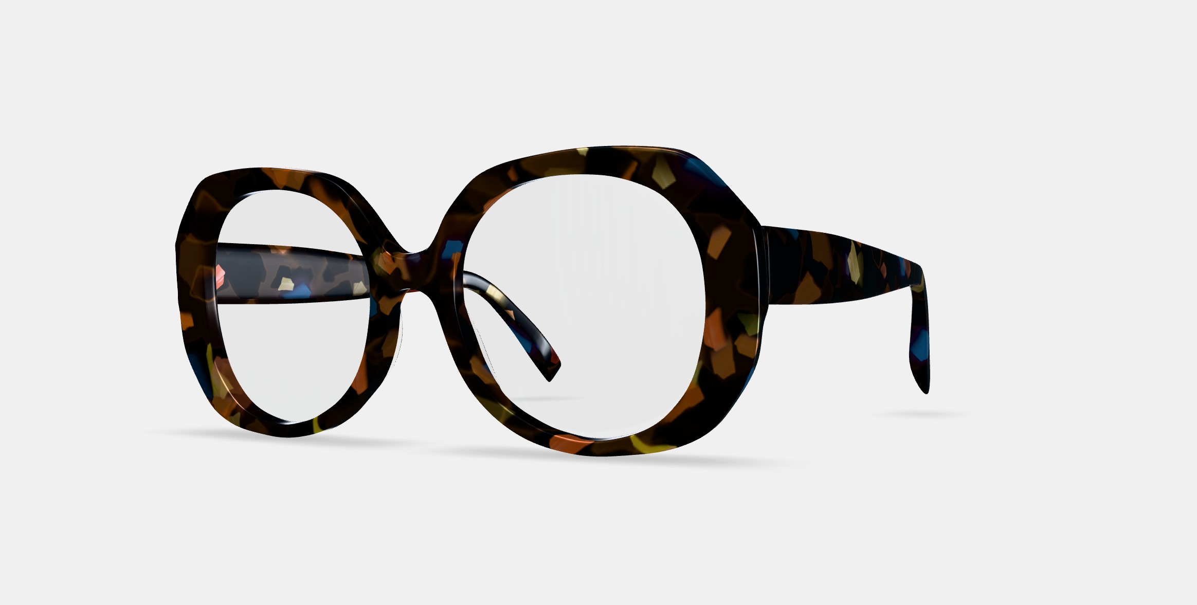 Rosetta Eyeglasses in Amalfi Tortoise 3D model_13