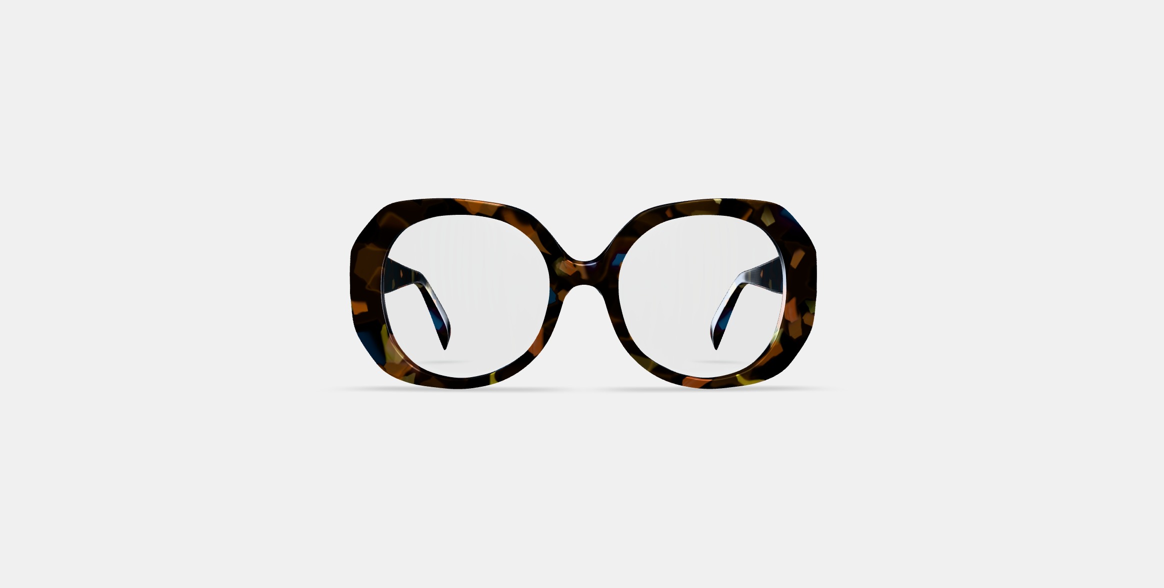 Rosetta Eyeglasses in Amalfi Tortoise 3D model_10