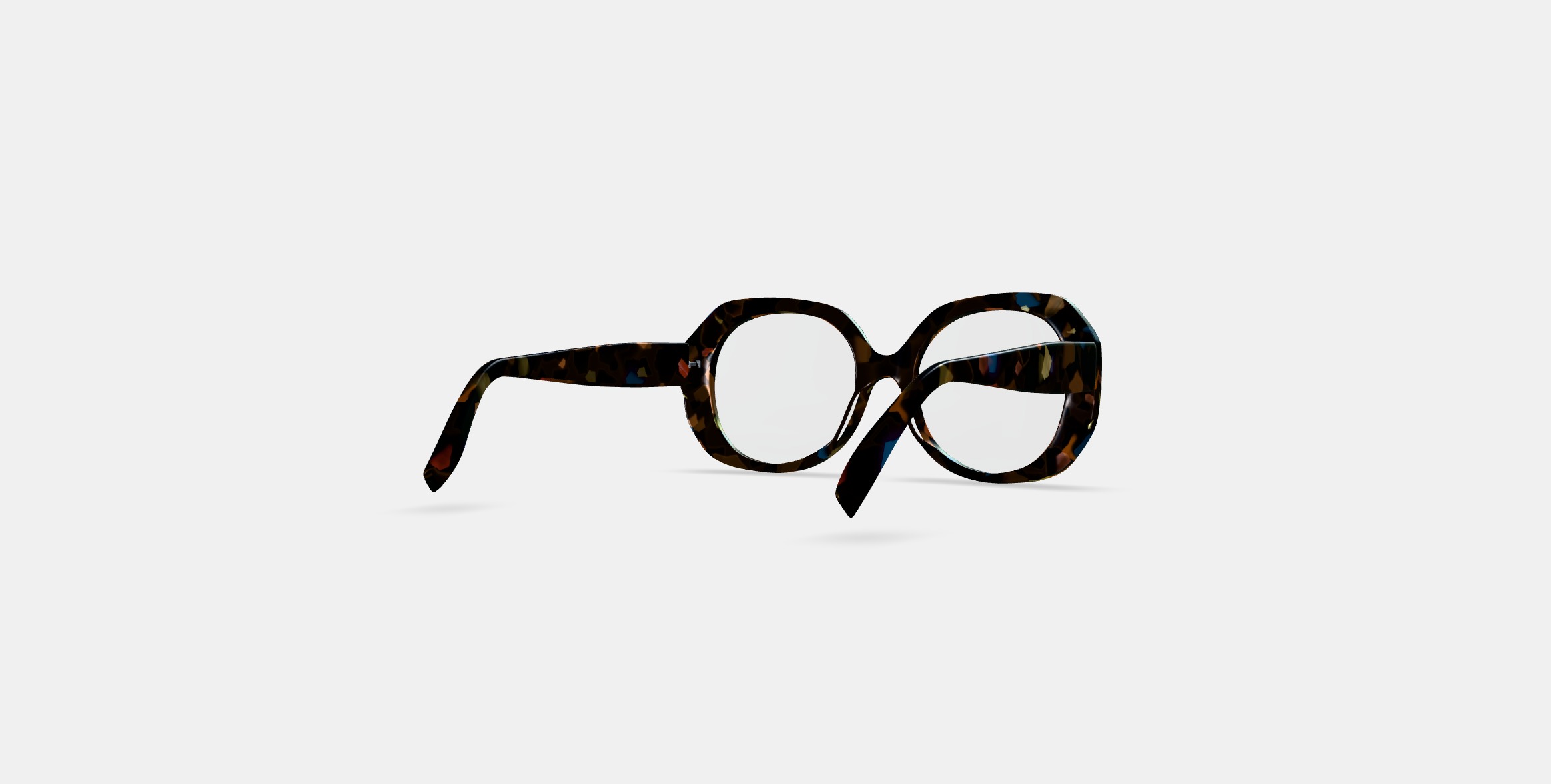 Rosetta Eyeglasses in Amalfi Tortoise 3D model_6