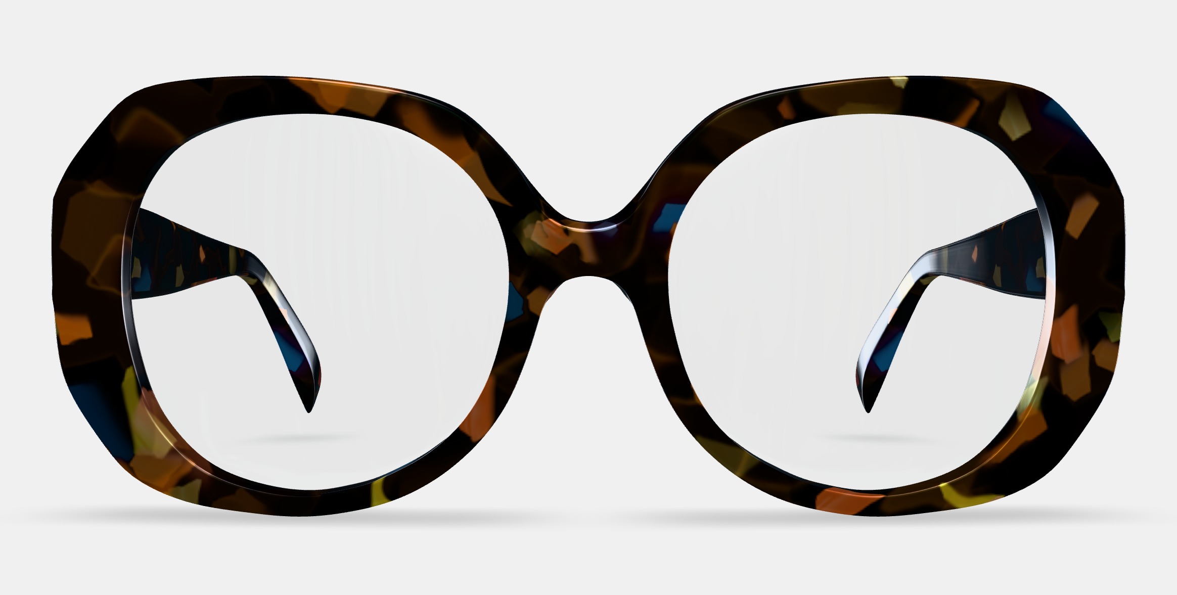 Rosetta Eyeglasses in Amalfi Tortoise 3D model_11
