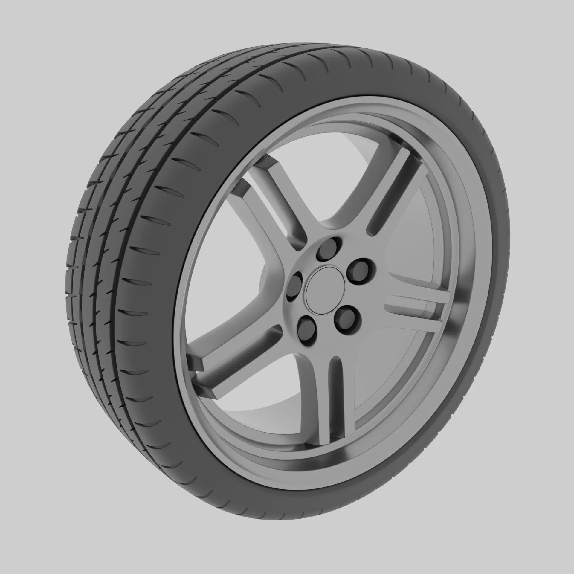 Strom DS-05 Styled Alloy Wheel Free 3D model