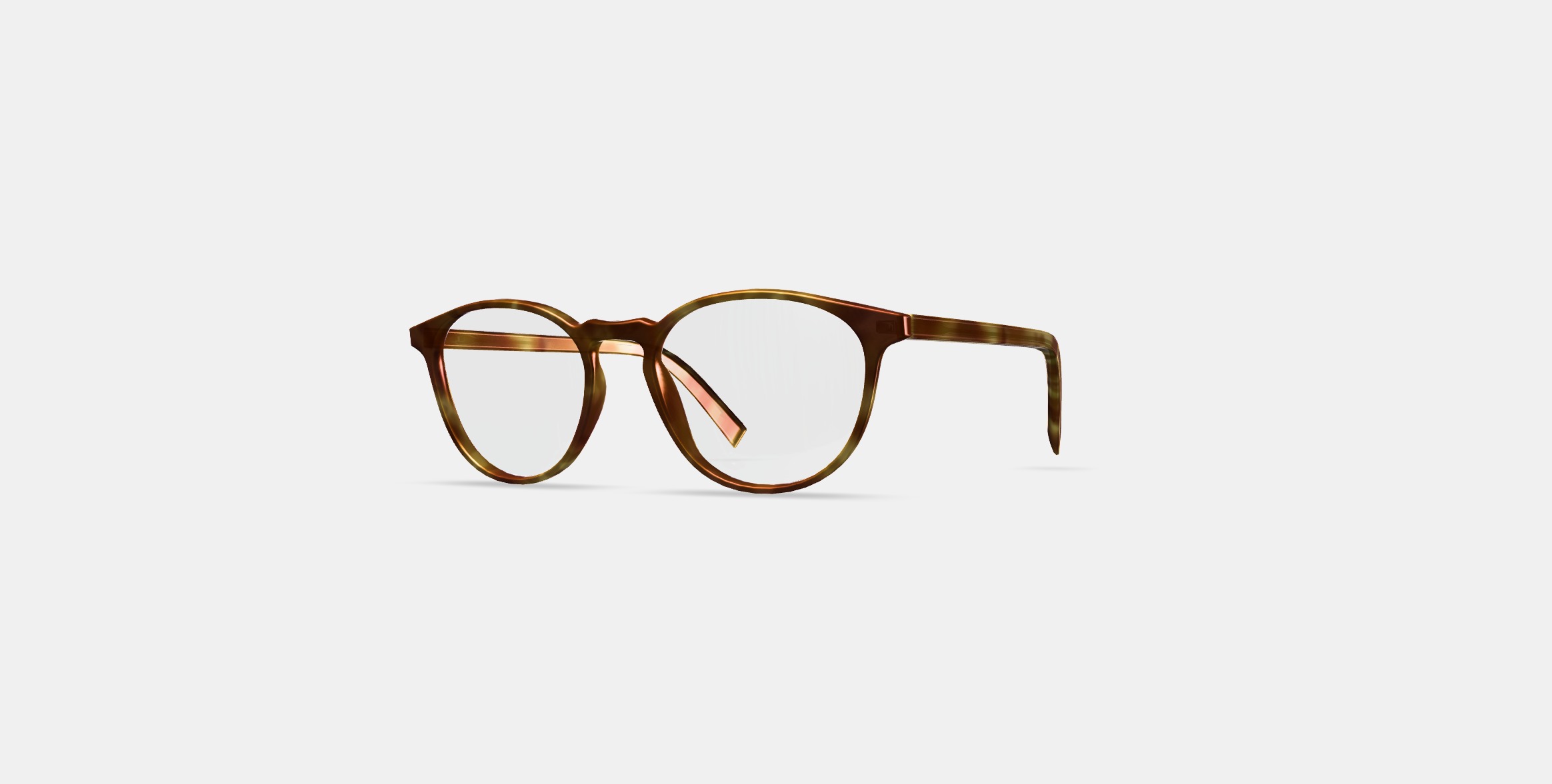 Butler Eyeglasses in Butterscotch Tortoise 3D model_12