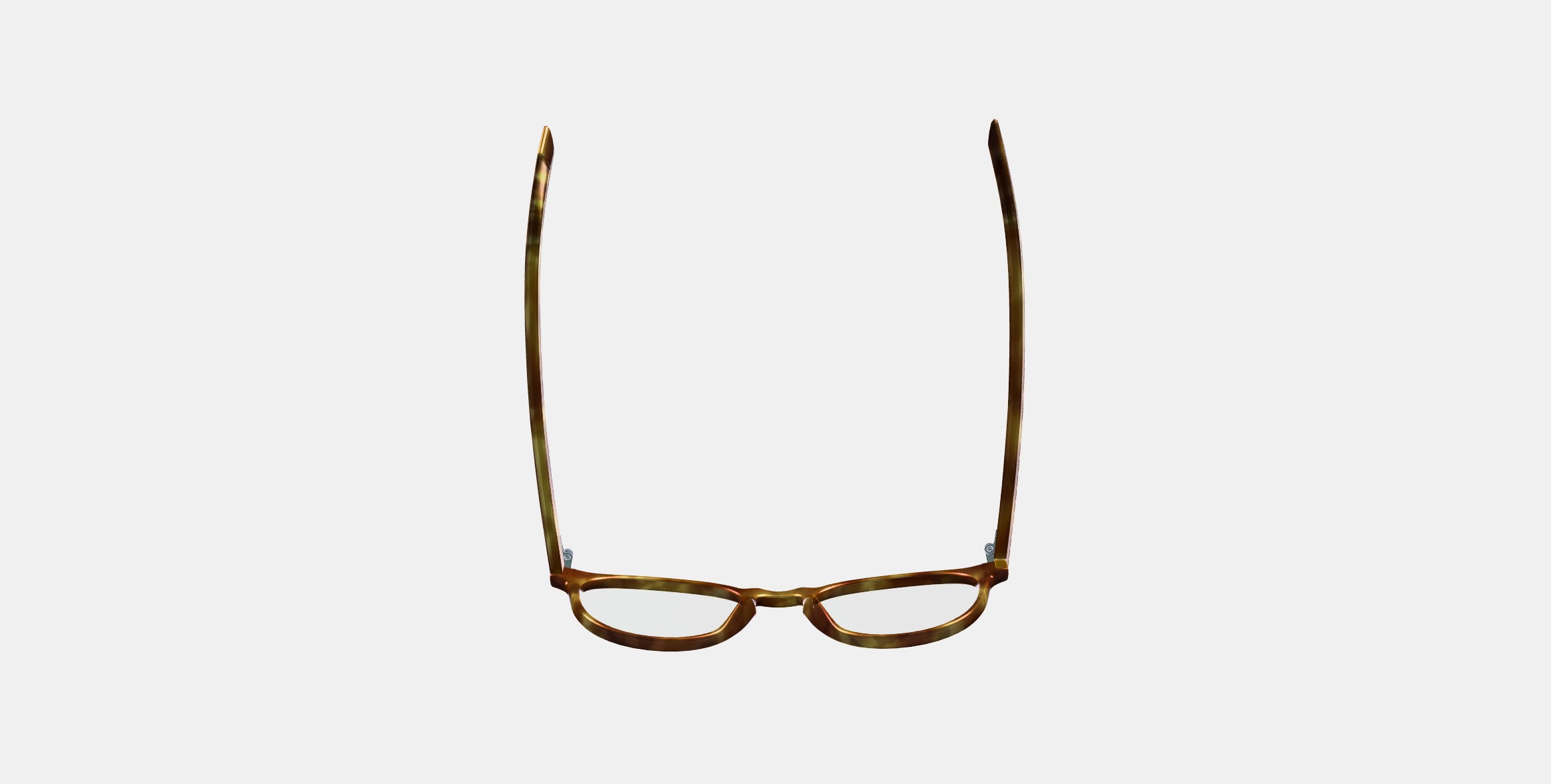 Butler Eyeglasses in Butterscotch Tortoise 3D model_7