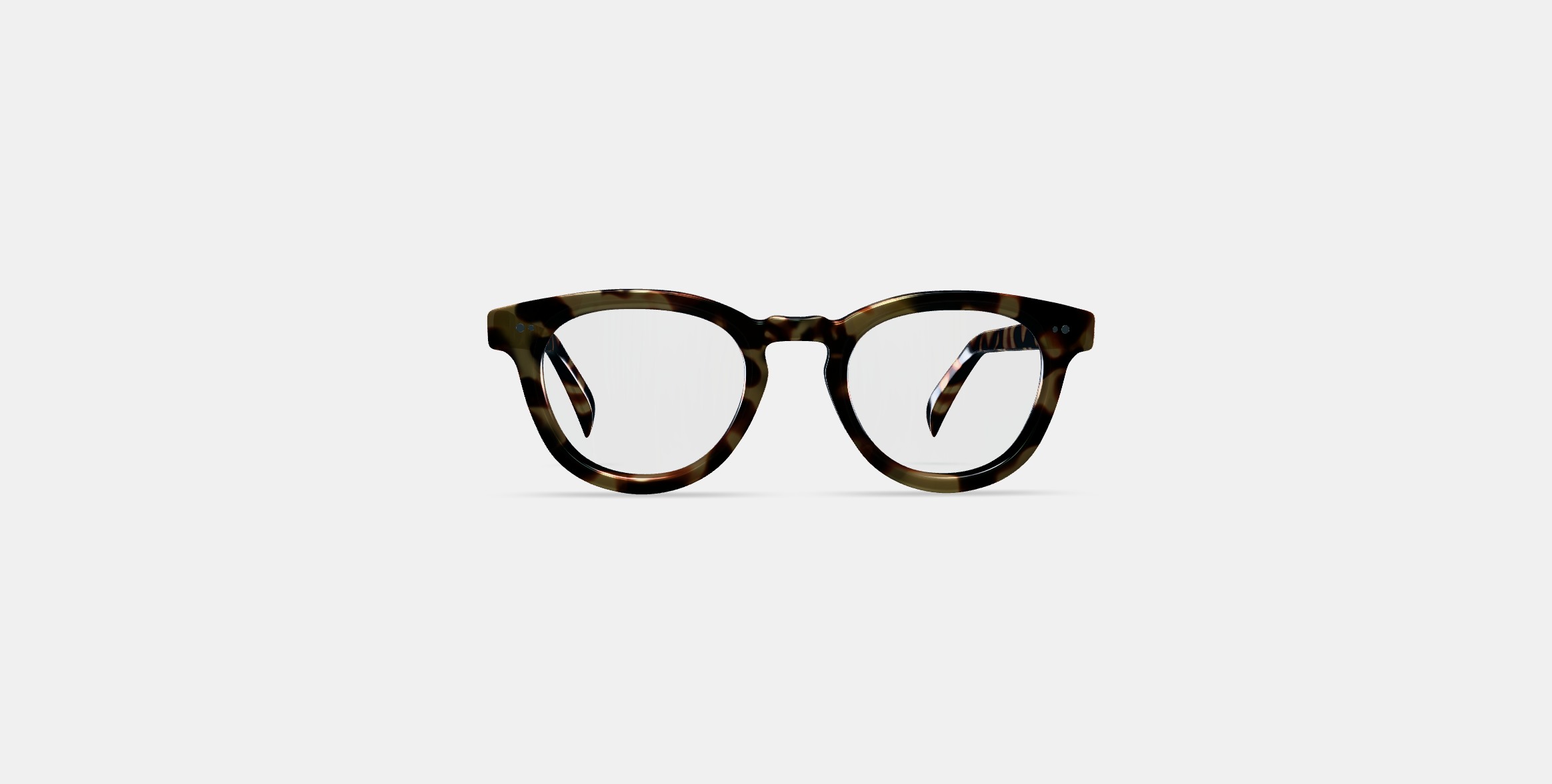Ainsley Eyeglasses in Marzipan Tortoise 3D model_10