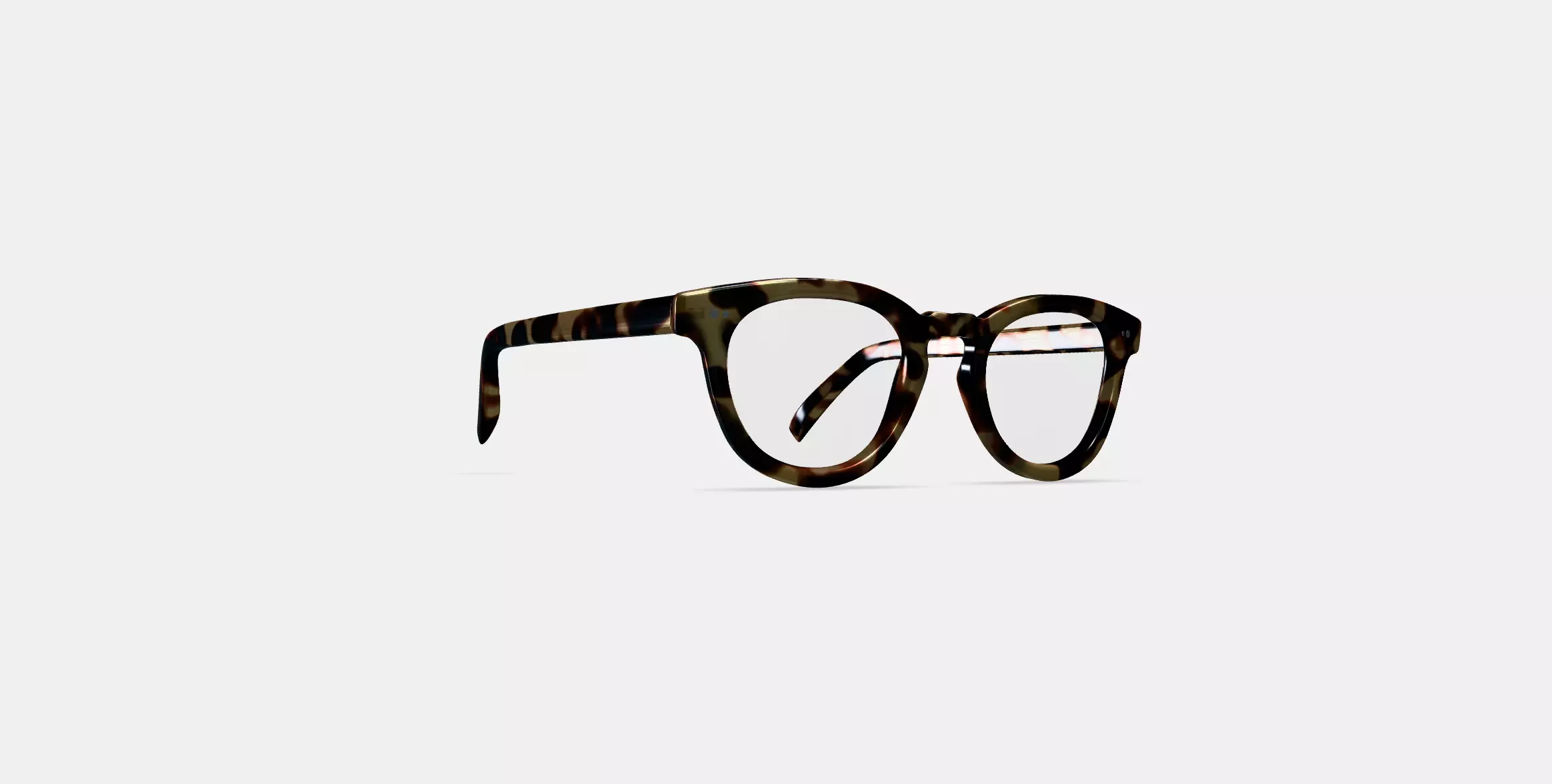 Ainsley Eyeglasses in Marzipan Tortoise 3D model_0