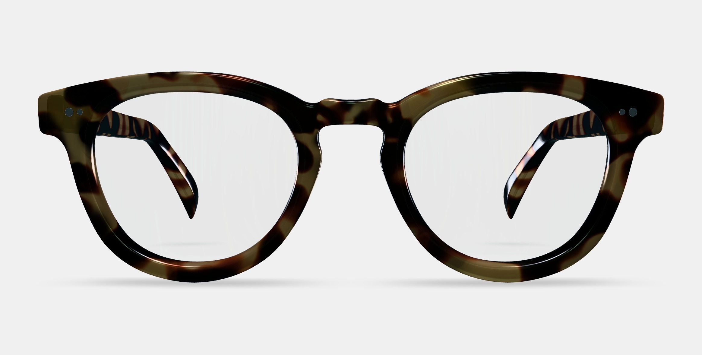 Ainsley Eyeglasses in Marzipan Tortoise 3D model_11