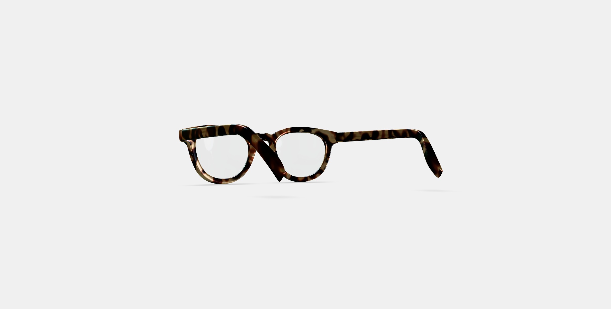 Ainsley Eyeglasses in Marzipan Tortoise 3D model_16