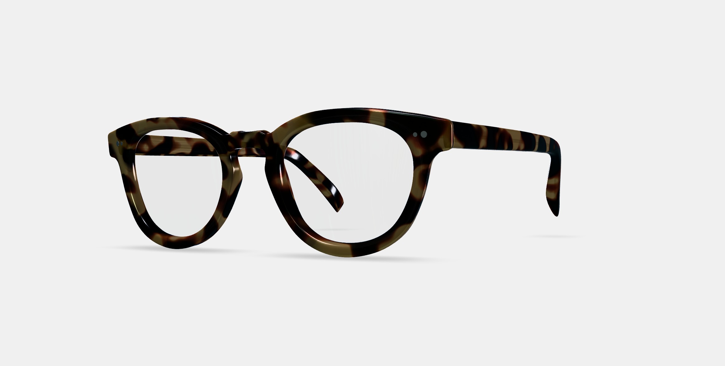 Ainsley Eyeglasses in Marzipan Tortoise 3D model_13