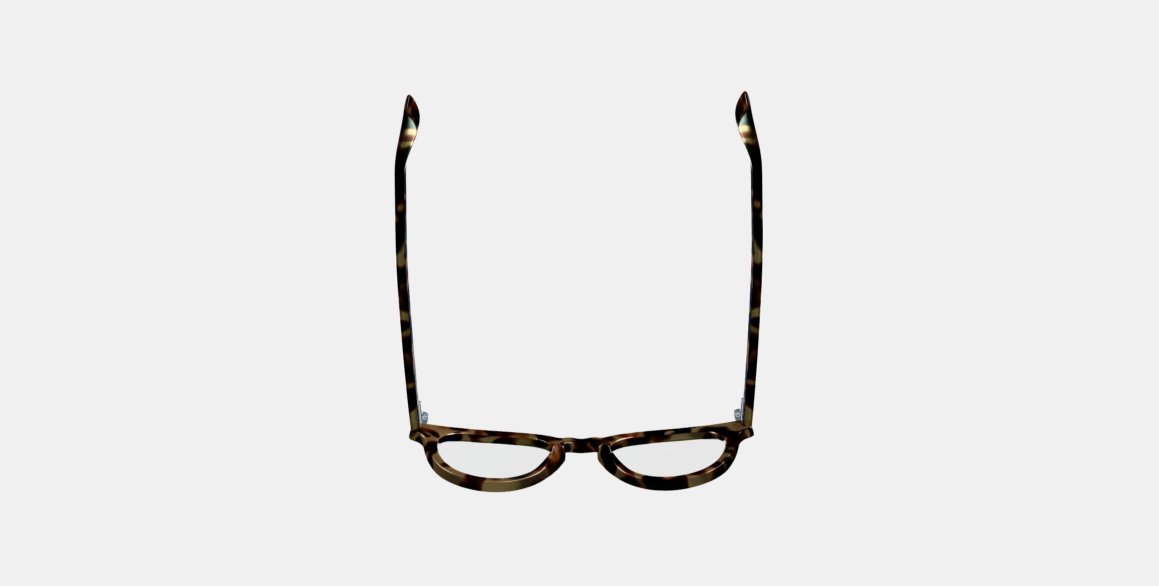 Ainsley Eyeglasses in Marzipan Tortoise 3D model_7