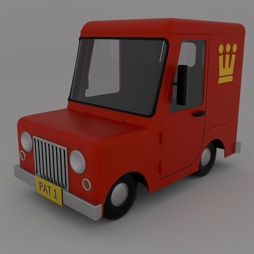 Postman Pats Van Free 3D model