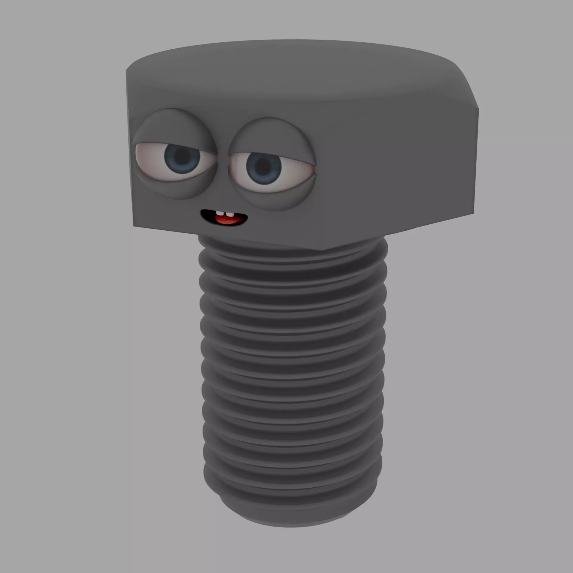 Bolt Dude Character - Rigged Free 3D model_0